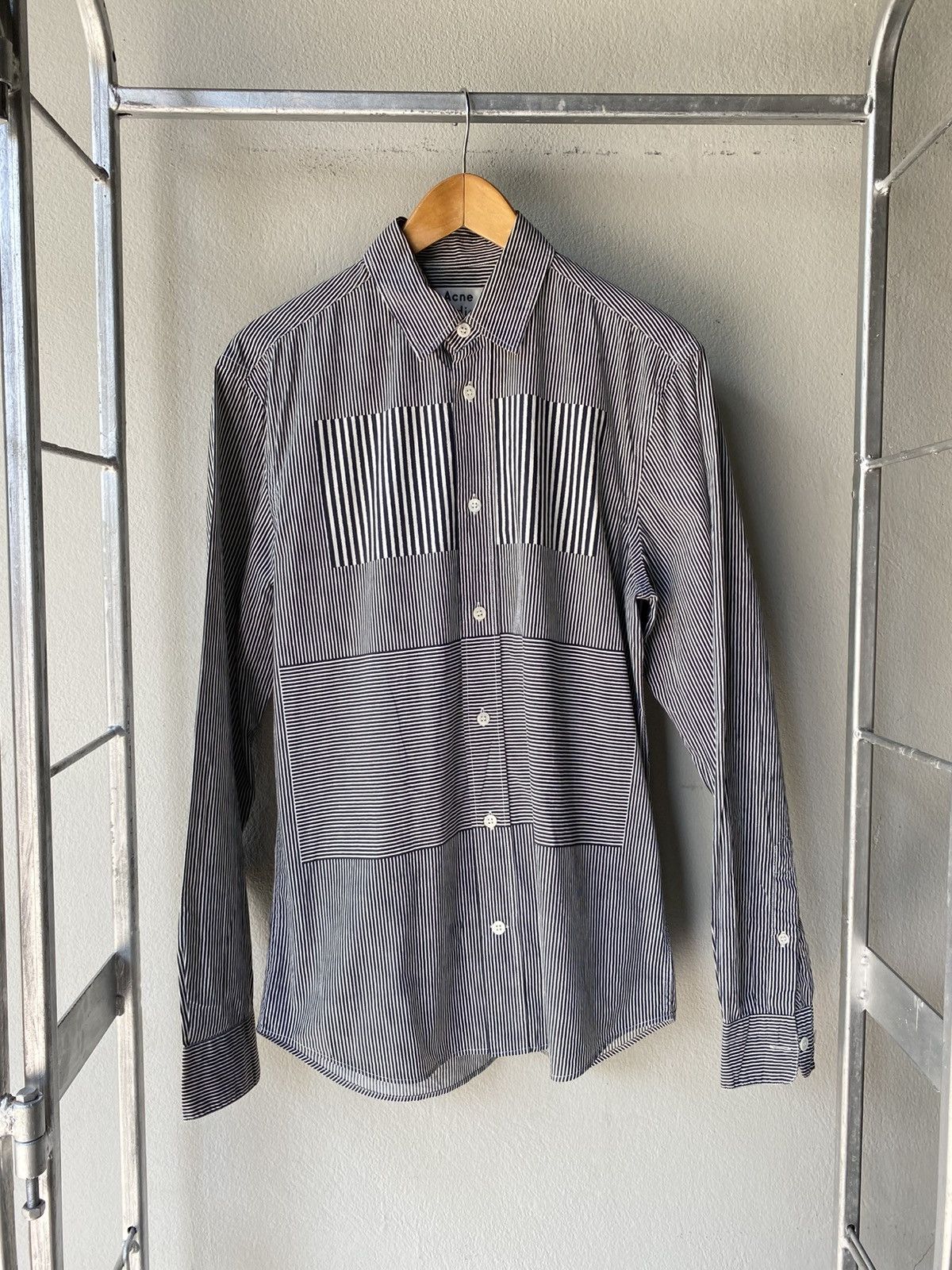 Acne Studios Acne Studios Monochrome Symphony shirt Size US M / EU 48-50 / 2 - 1 Thumbnail