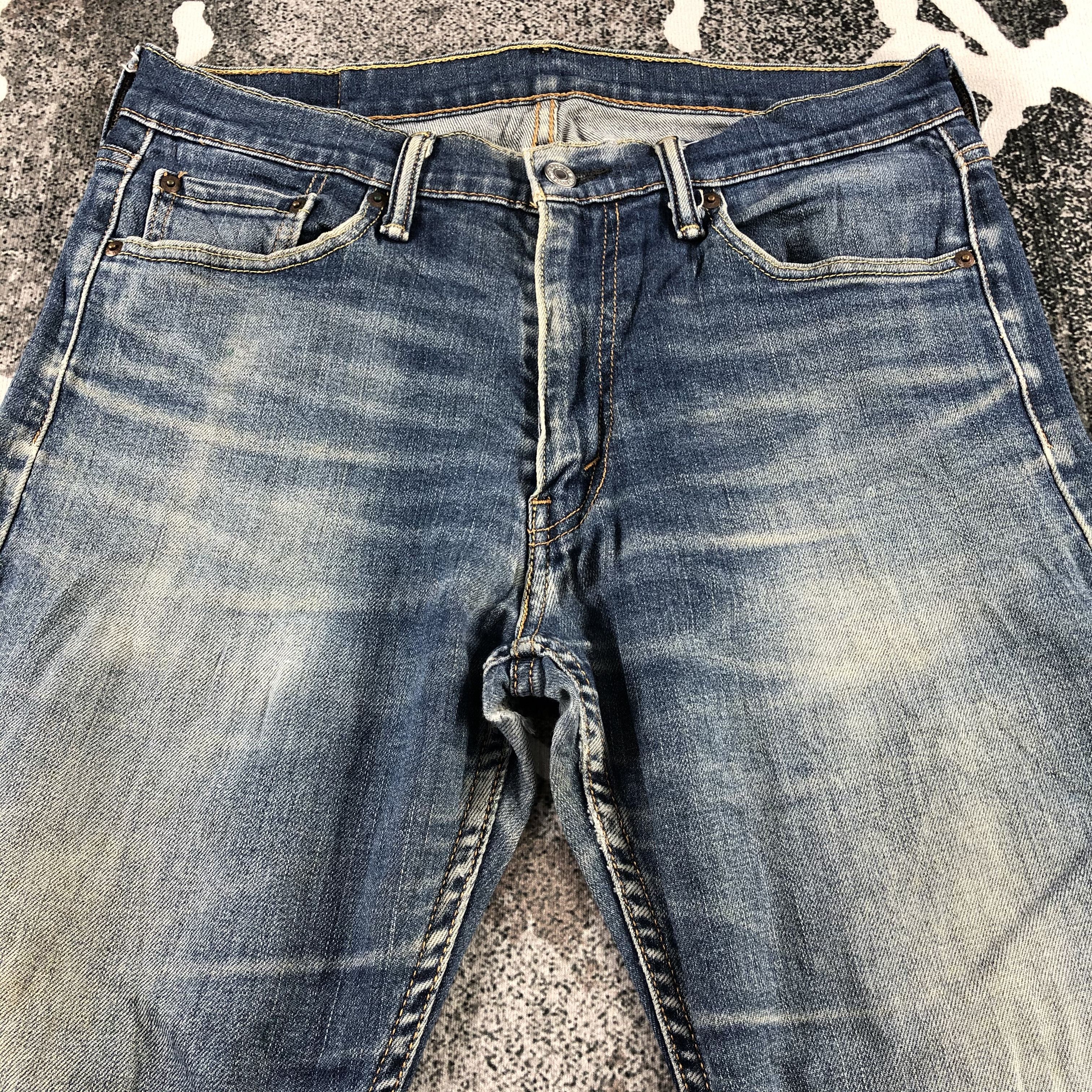 Levi's Vintage Levis 513 Jeans Faded Blue Denim KJ1258 Size US 33 - 3 Thumbnail