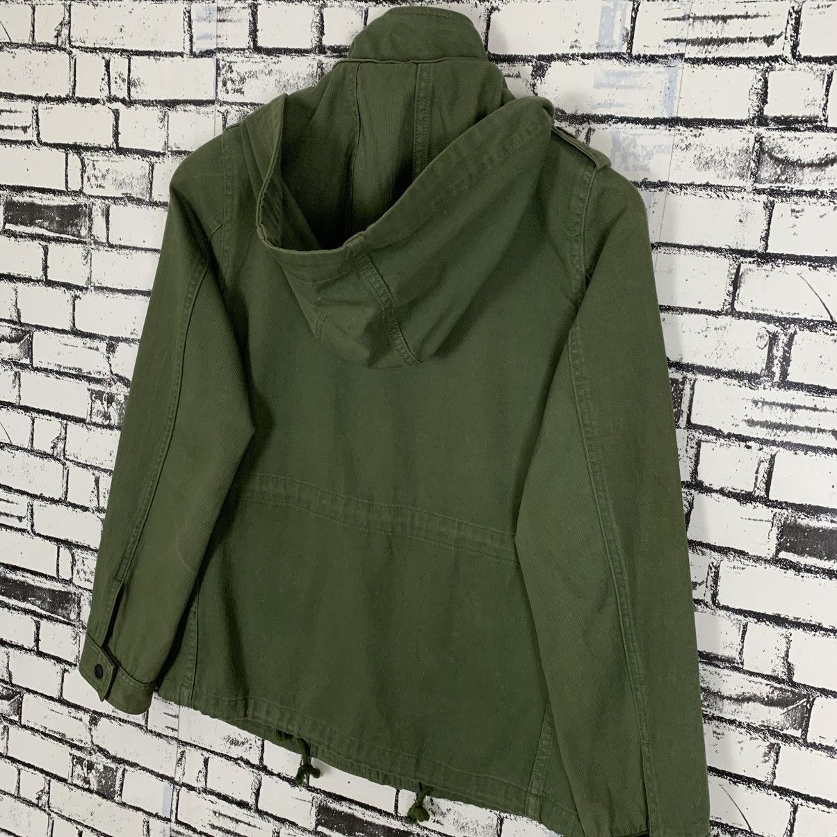 Designer × Japanese Brand × Vintage Vintage X-Girl Army Jacket Size US S / EU 44-46 / 1 - 10 Thumbnail