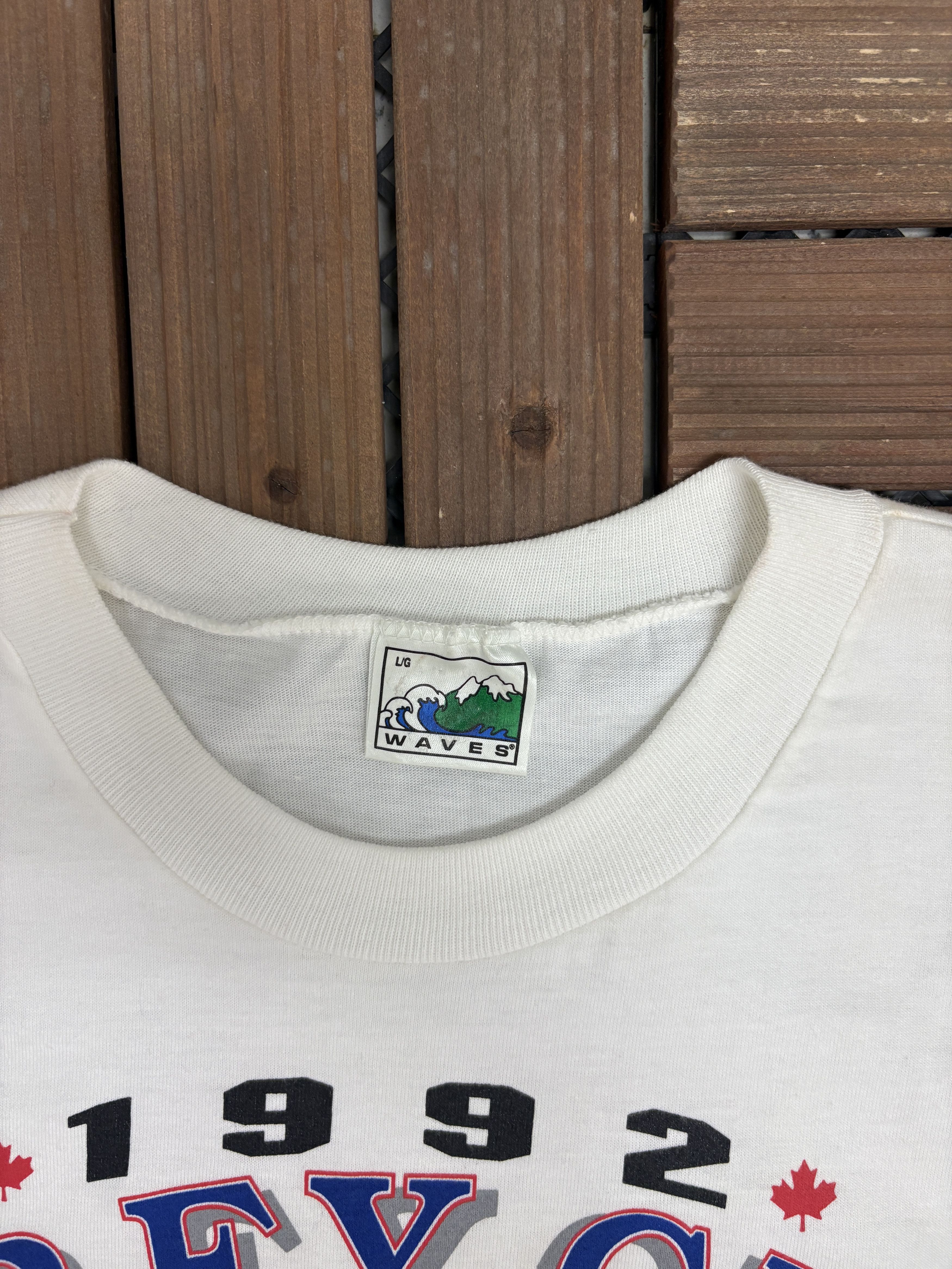 Vintage Calgary Stampeders Grey Cup Champions 1992 Vintage White Tee Size US L / EU 52-54 / 3 - 5 Thumbnail