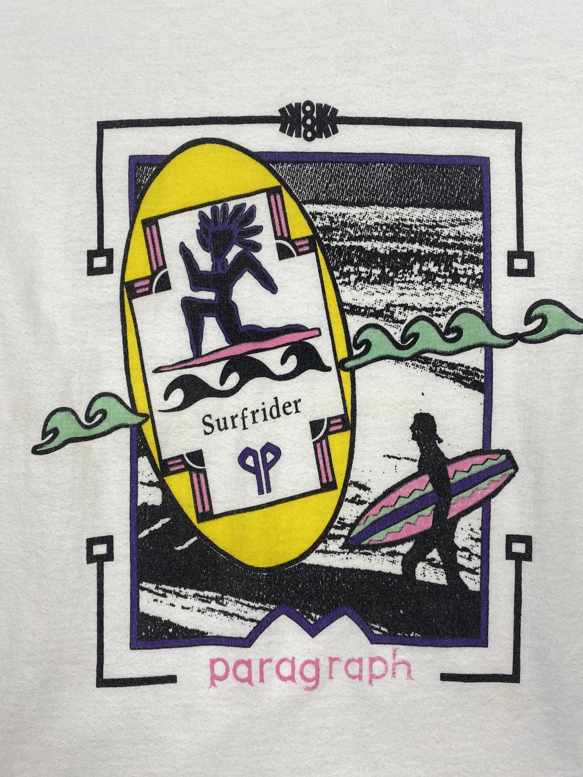 Other Vintage 90s Paragraph Surfrider T Shirt Size L / US 10 / IT 46 - 6 Thumbnail