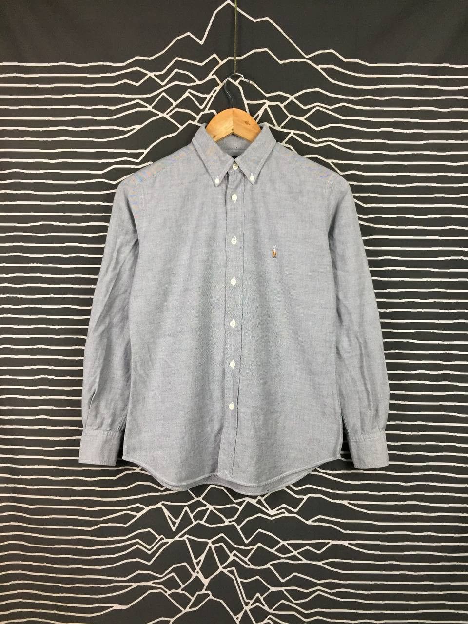 RRL Ralph Lauren × Ralph Lauren × Vintage Vtg Ralph Lauren Oxford Slim Fit Button Up Shirt Size 8 Size S / US 4 / IT 40 - 1 Thumbnail