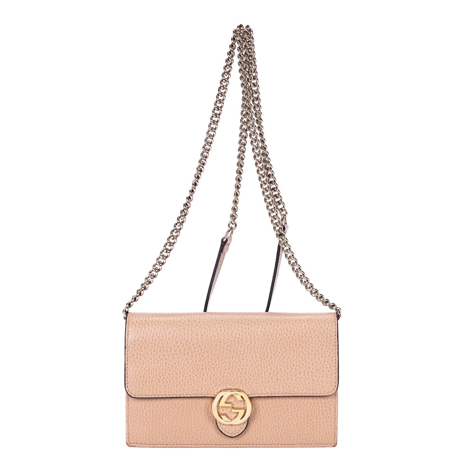 Gucci Interlocking G Chain Wallet Mini Size ONE SIZE - 1 Thumbnail