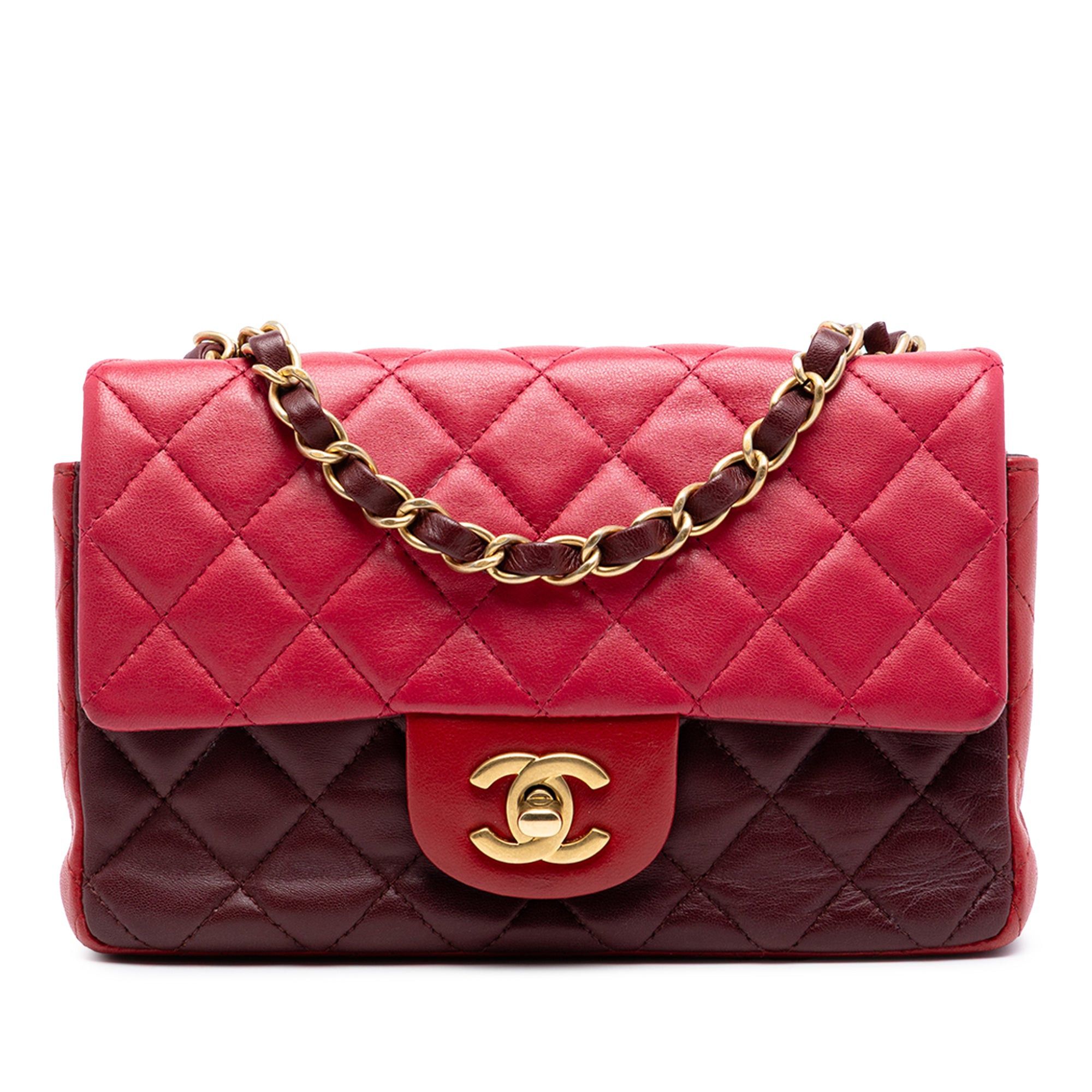Chanel Mini Rectangular Classic Tricolor Lambskin Single Flap Size ONE SIZE - 1 Thumbnail