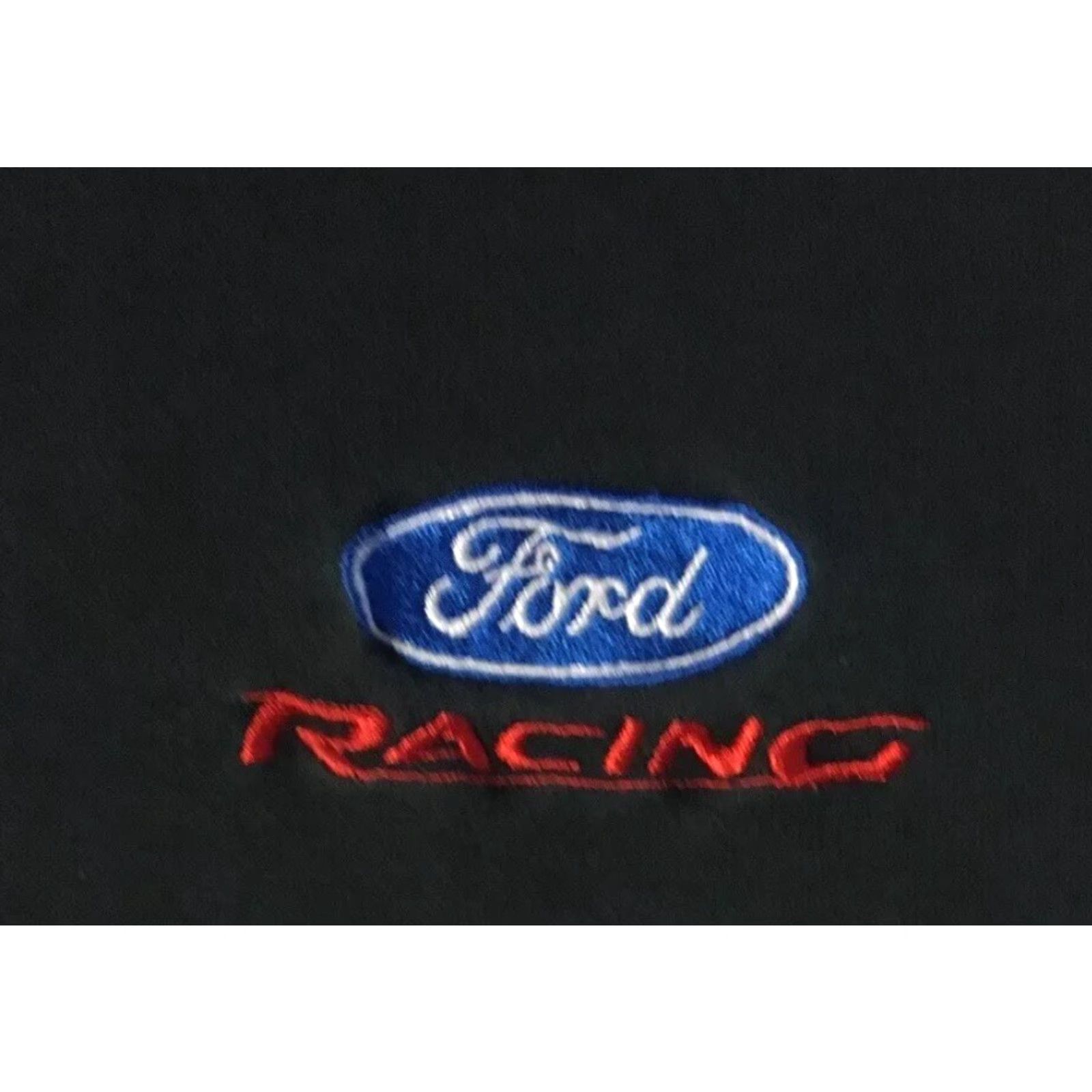 Ford Vtg 90s Ford Racing Sleeveless Polo Shirt L Women Black Harley Biker Grunge 80s Politician? Size L / US 10 / IT 46 - 2 Thumbnail