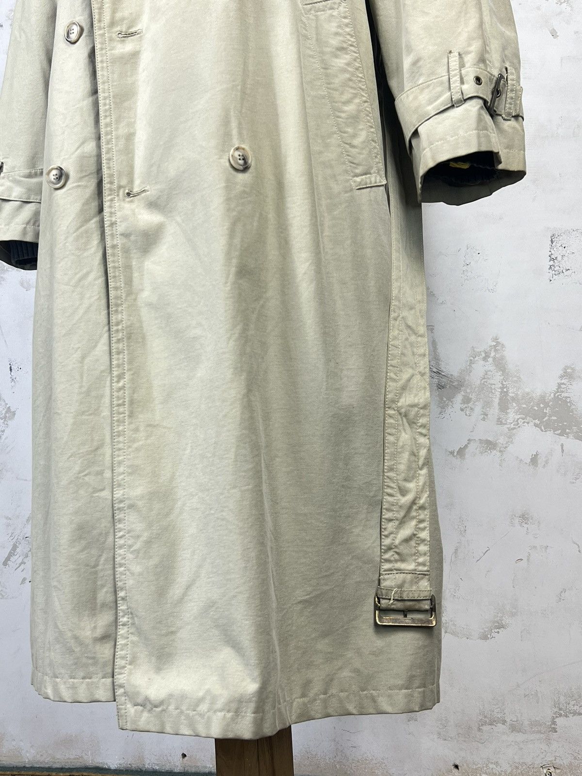 Vintage Vintage Double Breasted Trench Coat Belted Size 54 XL Size US XL / EU 56 / 4 - 7 Thumbnail