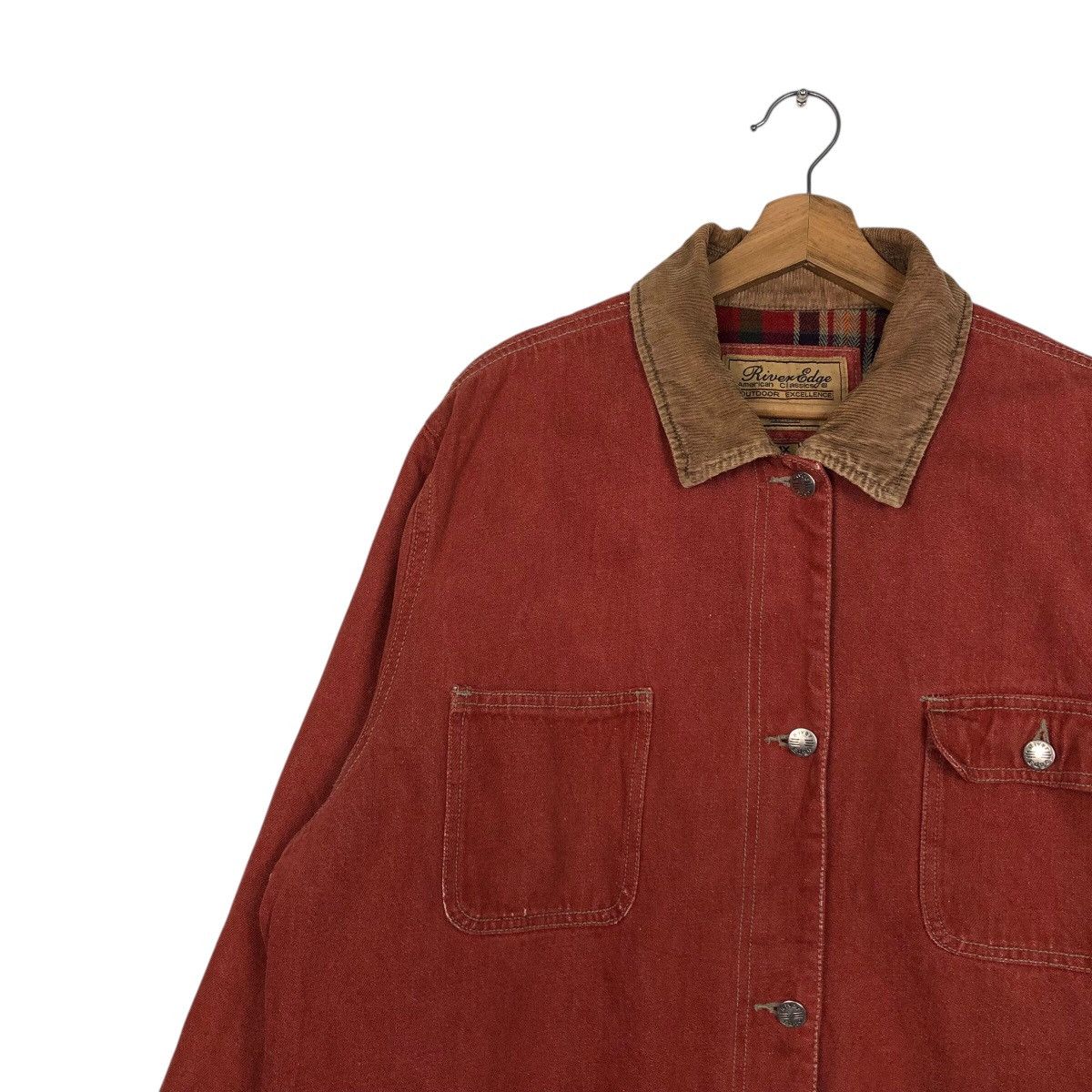 Japanese Brand 📌Vintage Chore Work Jacket Blanket River Edge Issey Miyake Size US XL / EU 56 / 4 - 8 Thumbnail