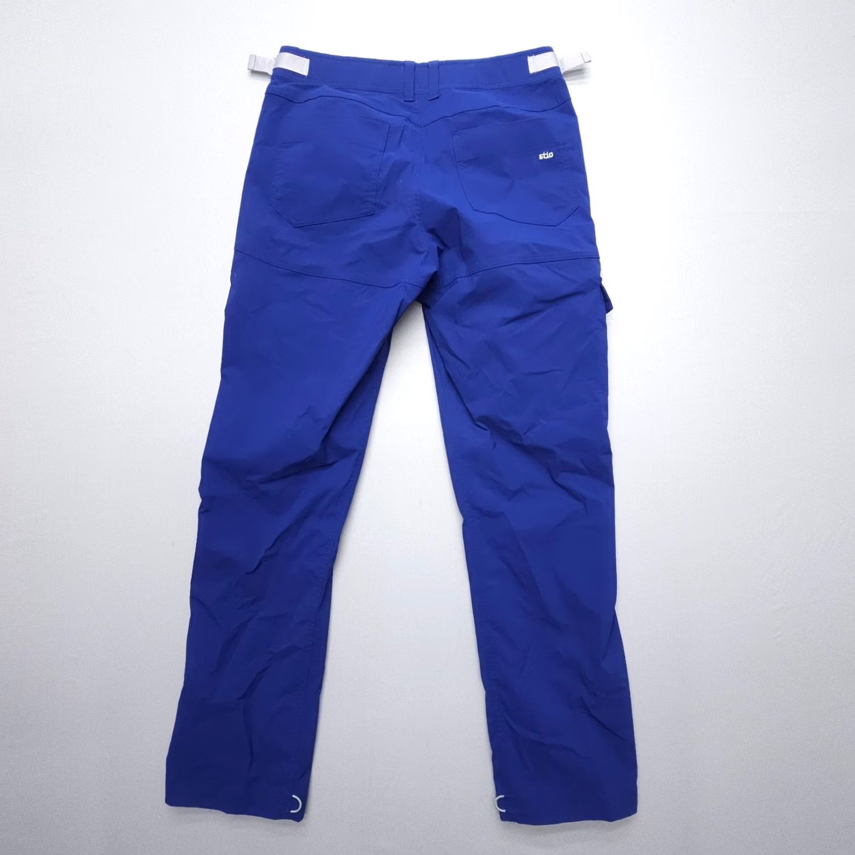Vintage Stio Pants Womens 6 Blue Cut Bank Roll Hiking Cargo Tech Adjustable Stretch Size 28" / US 6 / IT 42 - 2 Thumbnail