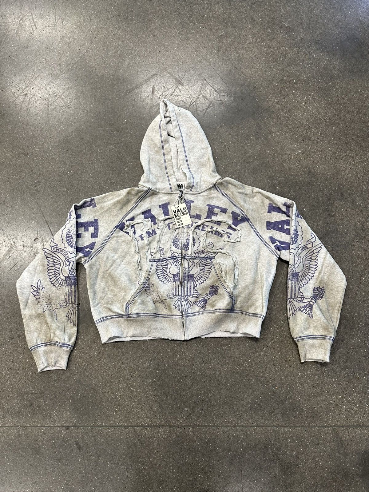 Vale Vale Forever Army Zip Up Grey Size US L / EU 52-54 / 3 - 1 Thumbnail