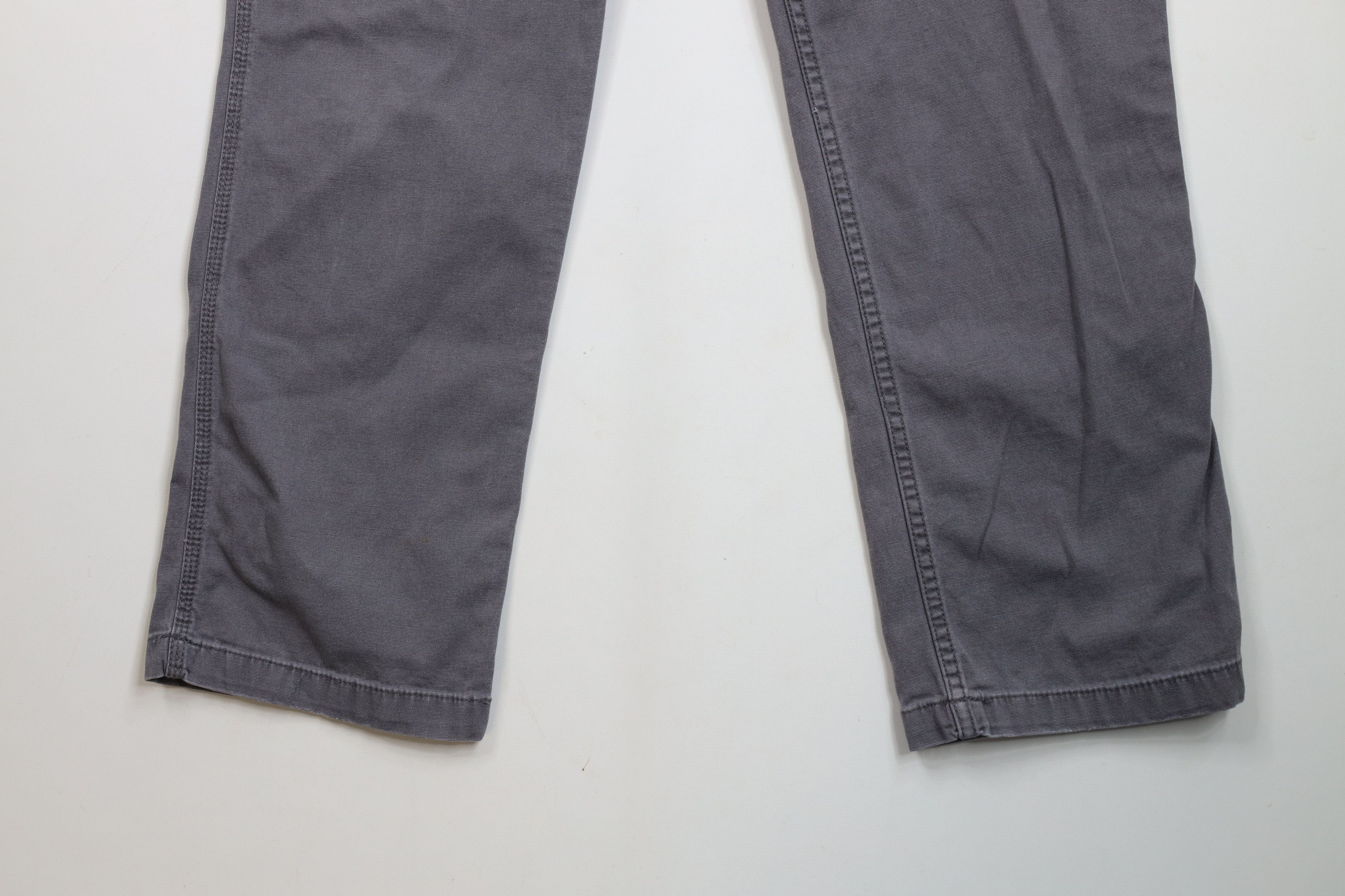 Carhartt × Vintage Vintage Y2K Carhartt Relaxed Fit Wide Leg Canvas Pants Gray Size US 36 / EU 52 - 4 Thumbnail