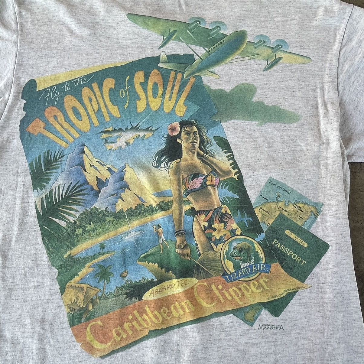 Vintage 🔥🔥Vintage Caribbean Soul Aloha Girl Big Image Hawaiin Tee Size US M / EU 48-50 / 2 - 3 Thumbnail
