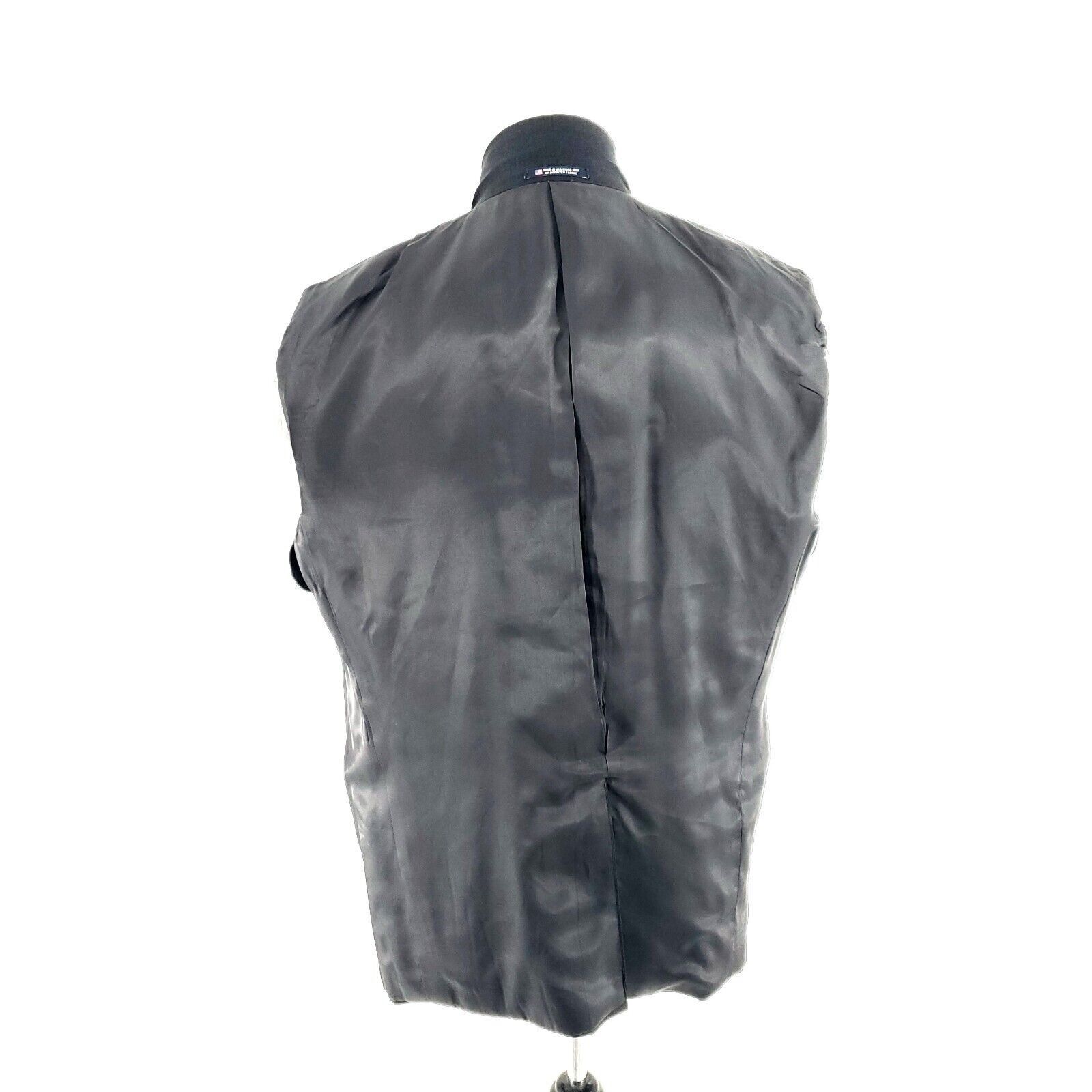 Hart Schaffner Marx Hart Schaffner Marx Wool 2 Button Blazer 44R Gray Suit Jacke Size 44R - 11 Thumbnail