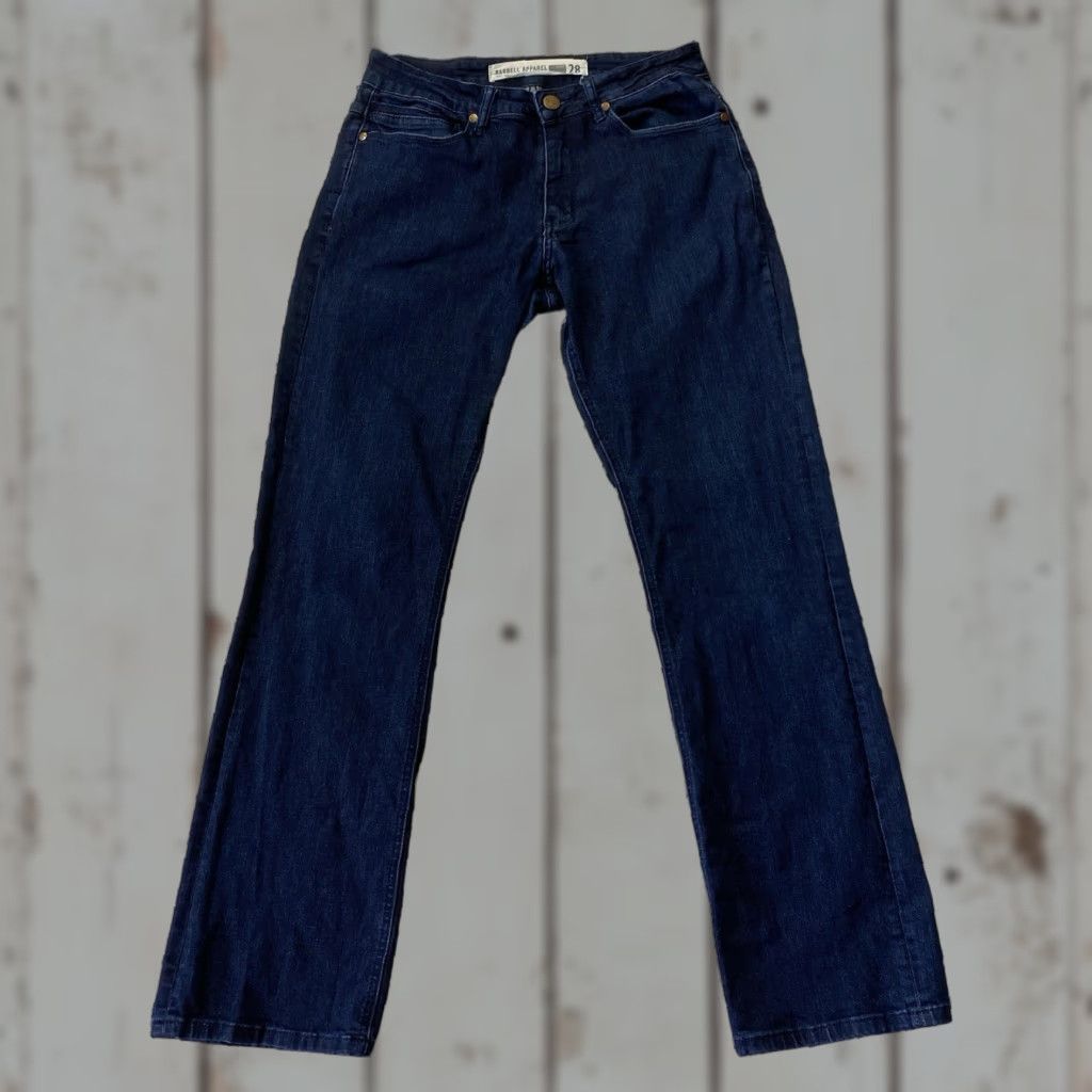 Vintage Barbell Jeans Mens 28(31x31.5) Blue Stretch Athletic Fit Denim USA Shirt? Size US 31 - 1 Thumbnail
