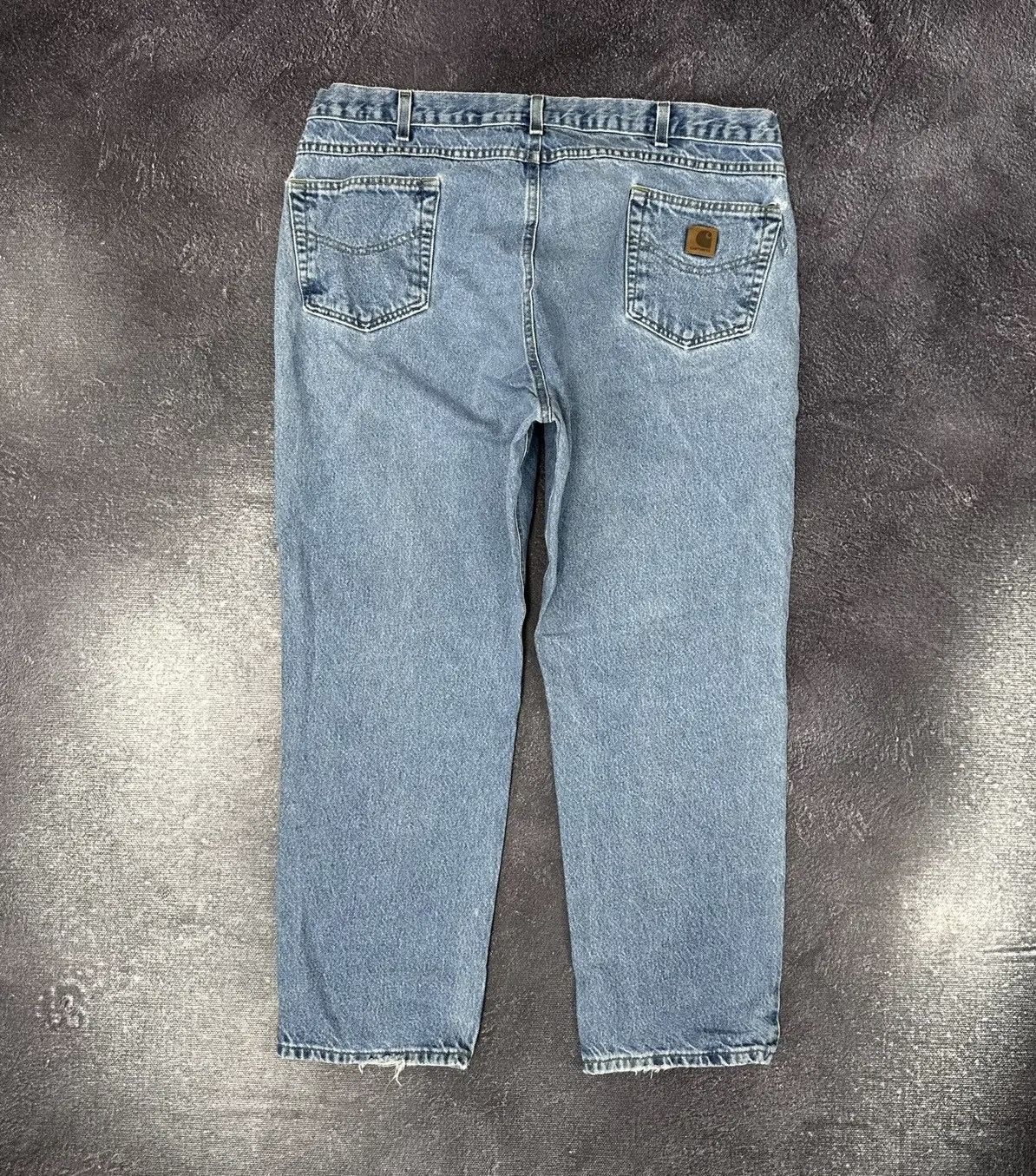 Carhartt × Vintage Vintage Carhartt Traditional Fit Light Blue USA Denim Jeans Size US 42 / EU 58 - 1 Thumbnail