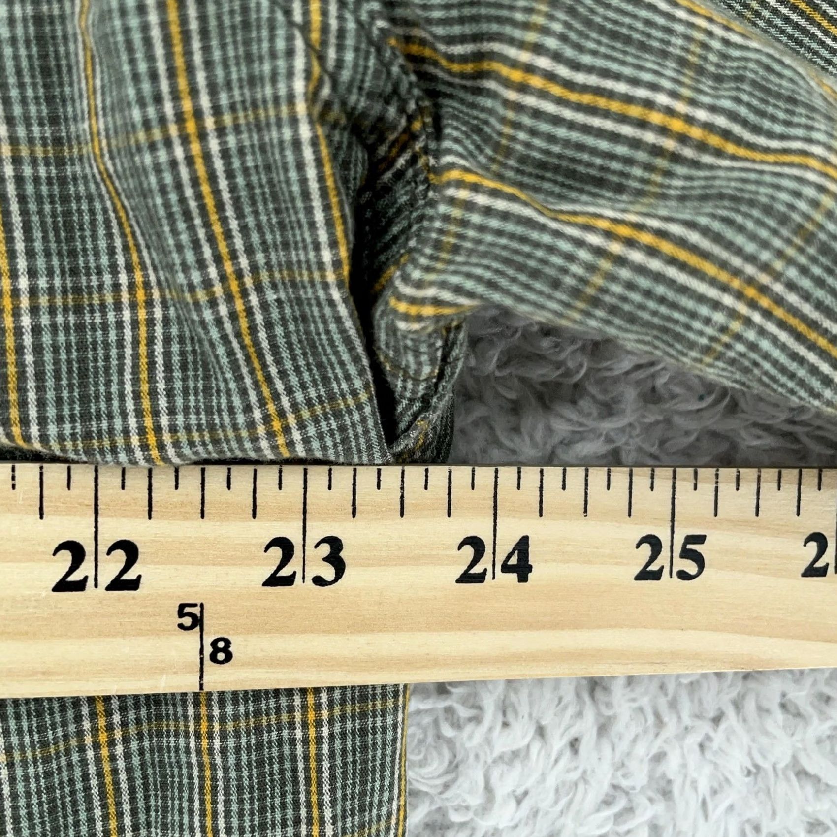 Carhartt Carhartt Plaid Shirt Mens XL Olive Green Short Sleeve Button-Up Pocket Size US XL / EU 56 / 4 - 5 Thumbnail
