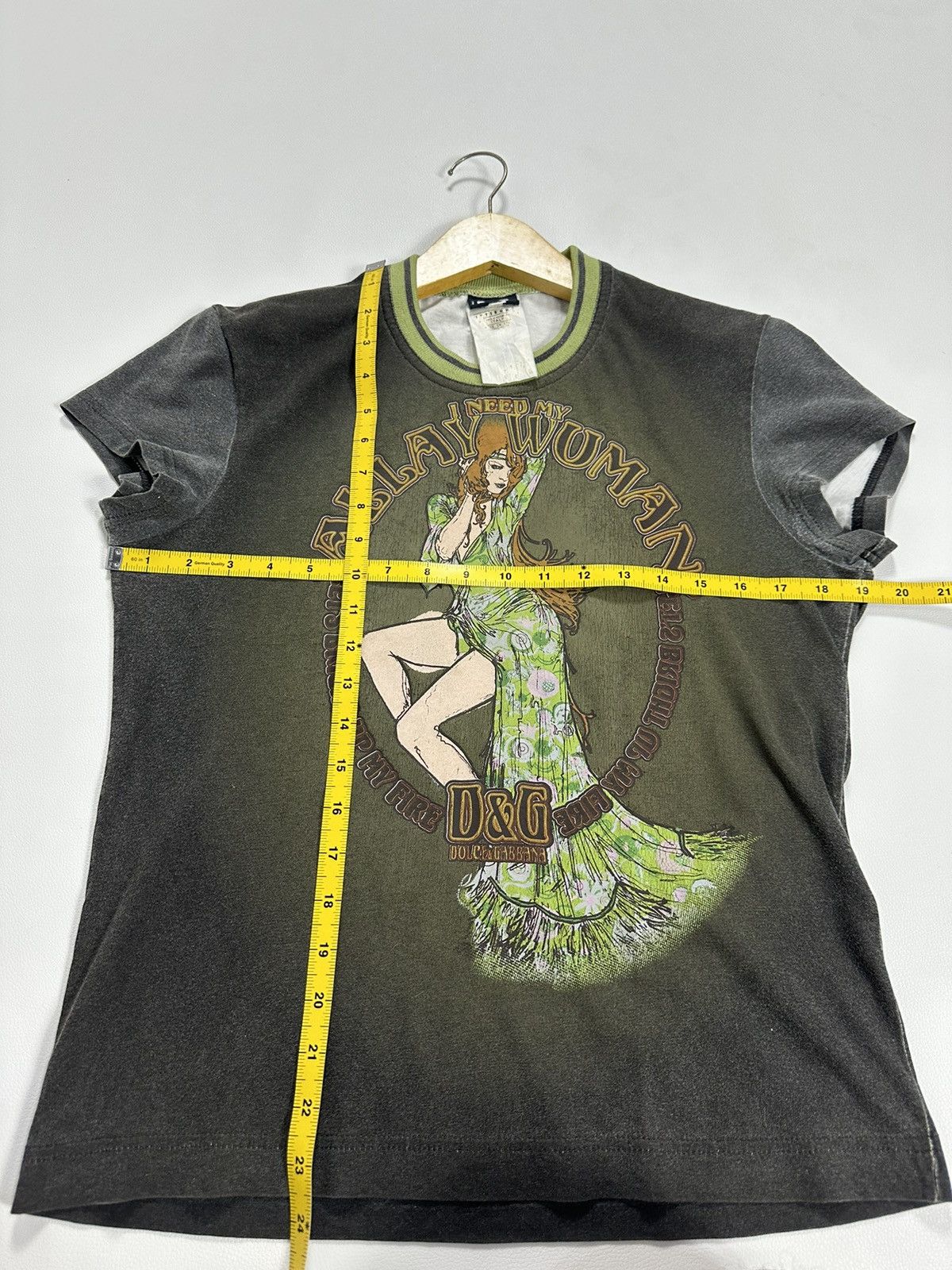 Dolce & Gabbana Vintage Dolce & Gabbana nice Design Art Tshirt Size XXS / US 00 / IT 34 - 8 Thumbnail