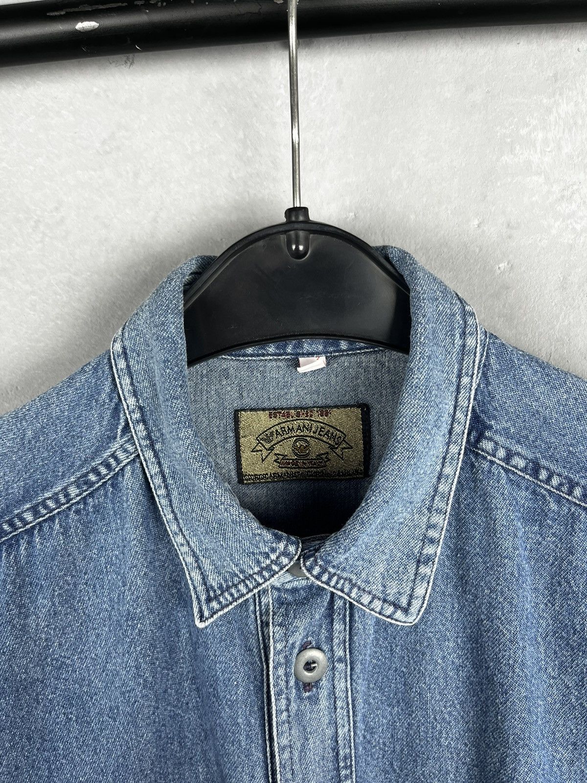 Armani × Armani Collezioni × Giorgio Armani Armani Jeans shirt denim vintage 90s Size US M / EU 48-50 / 2 - 3 Thumbnail