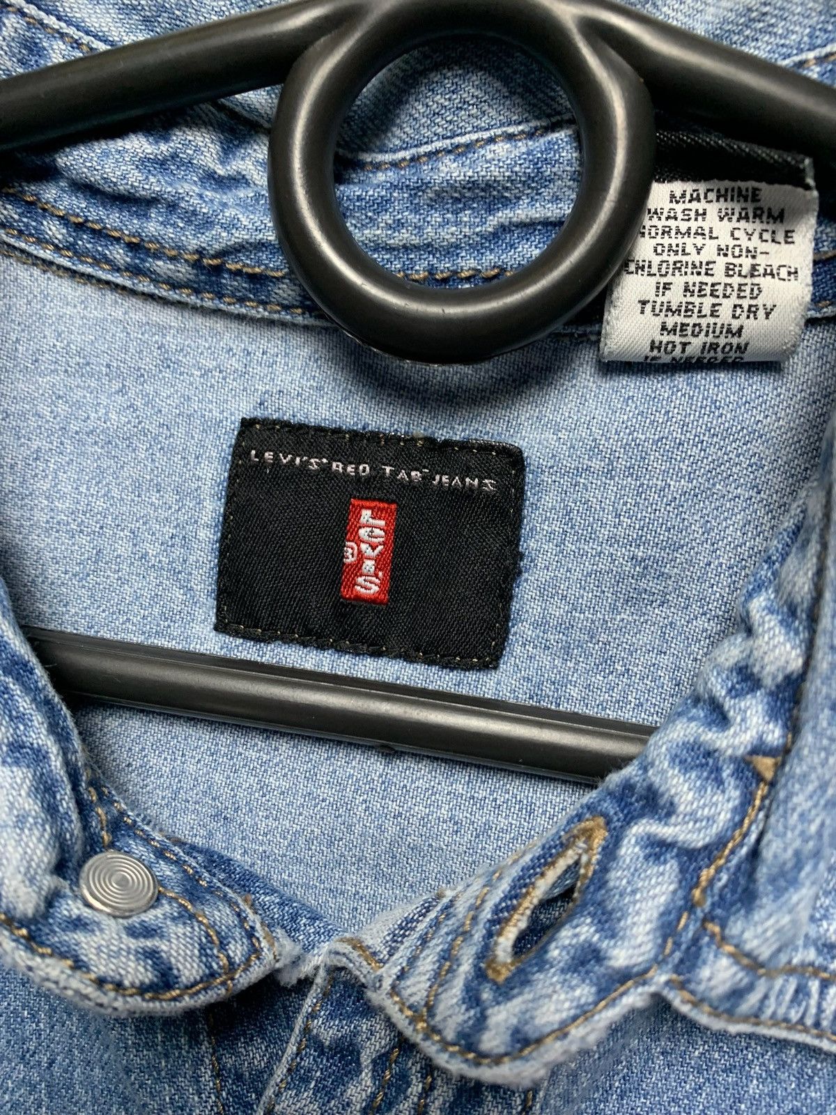Levi's Vintage Levi’s denim jeans shirt size M Hong Kong Size US M / EU 48-50 / 2 - 4 Thumbnail