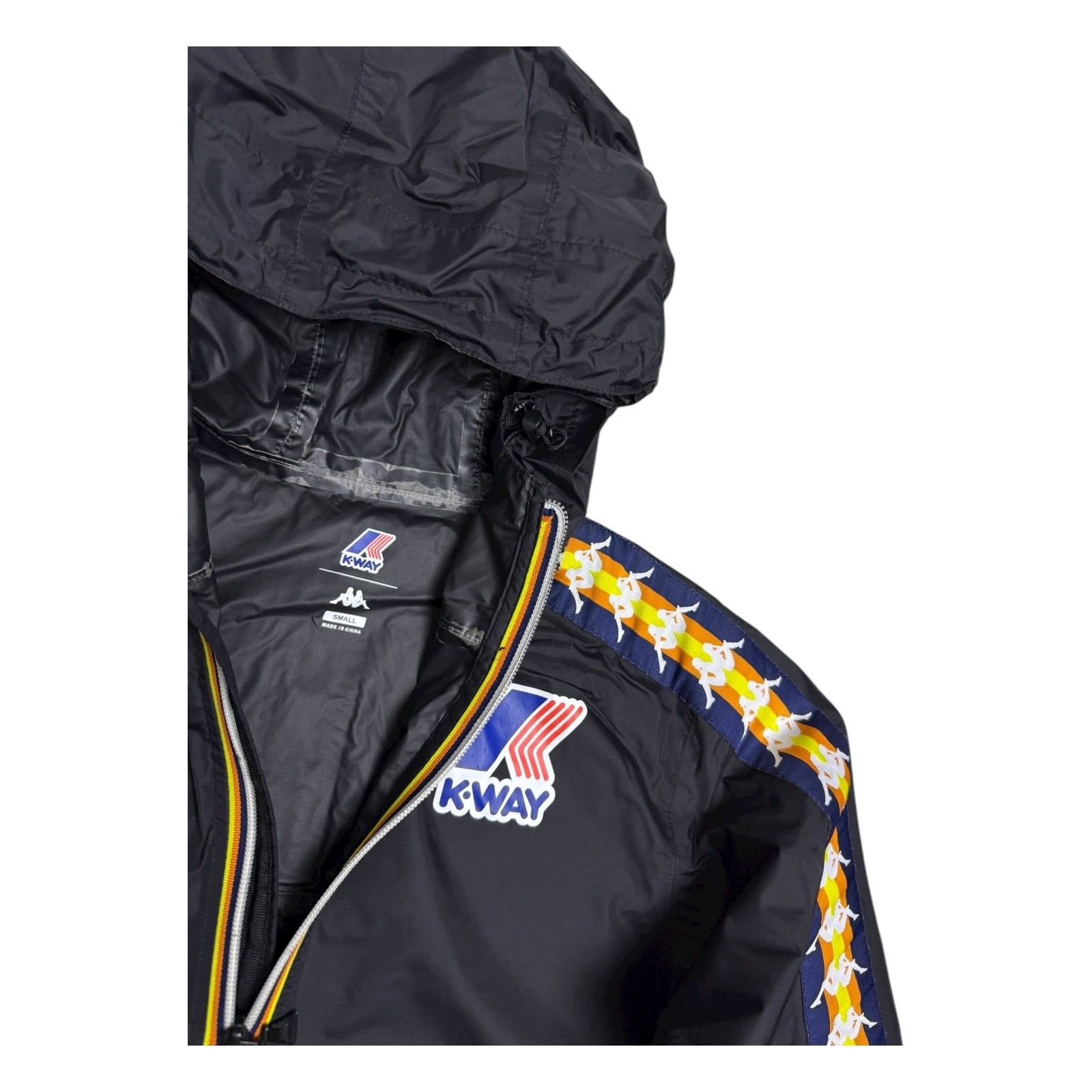 K-Way × Kappa K-WAY x KAPPA Le Vrai Waterproof Windbreaker Jacket Small Size S / US 4 / IT 40 - 3 Thumbnail