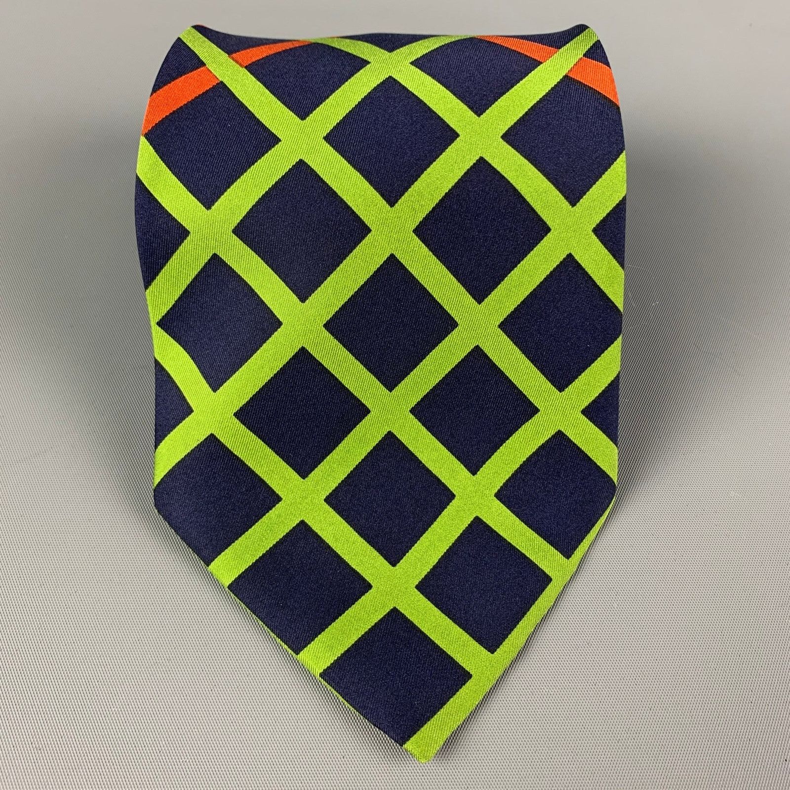 Other GENE MEYER Navy Multi-Color Rhombus Silk Tie Size ONE SIZE - 1 Thumbnail