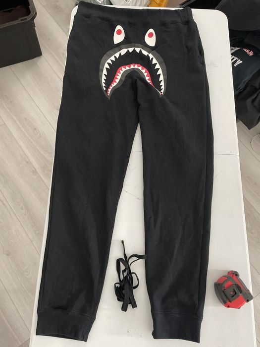 Bape Shark Slim Sweatpants Black