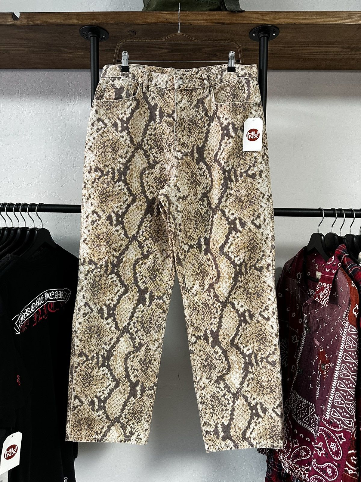 Stussy STUSSY WASHED CANVAS BIG OL JEANS PYTHON | Grailed