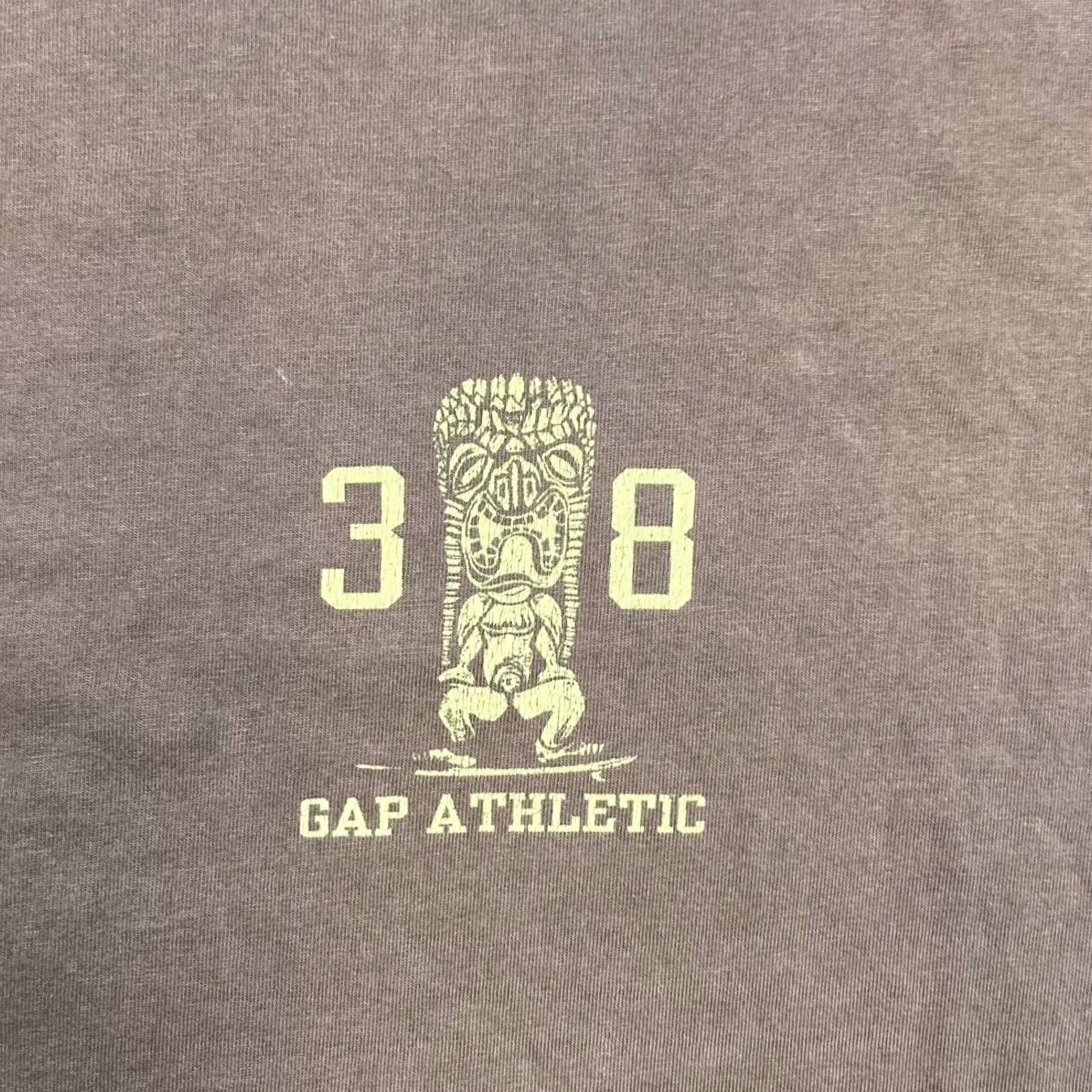 Gap VINTAGE Gap Athletic T-Shirt Brown Size L Crew Neck Short Sleeve Men Surf Tiki 90s Size US L / EU 52-54 / 3 - 3 Thumbnail