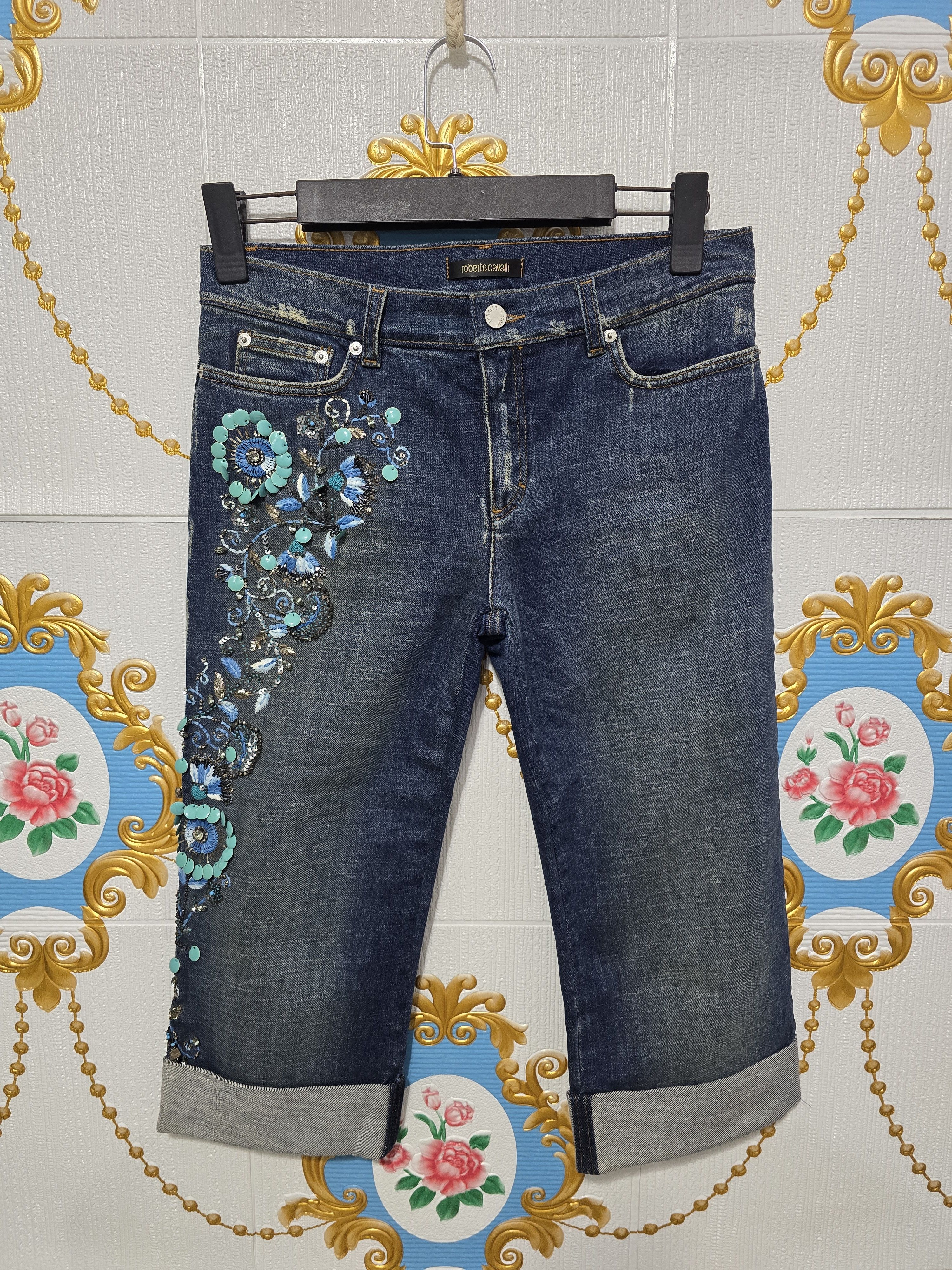 Roberto Cavalli × Vintage ROBERTO CAVALLI Rare VINTAGE 2000' women's Medium Size 30" / US 8 / IT 44 - 1 Thumbnail