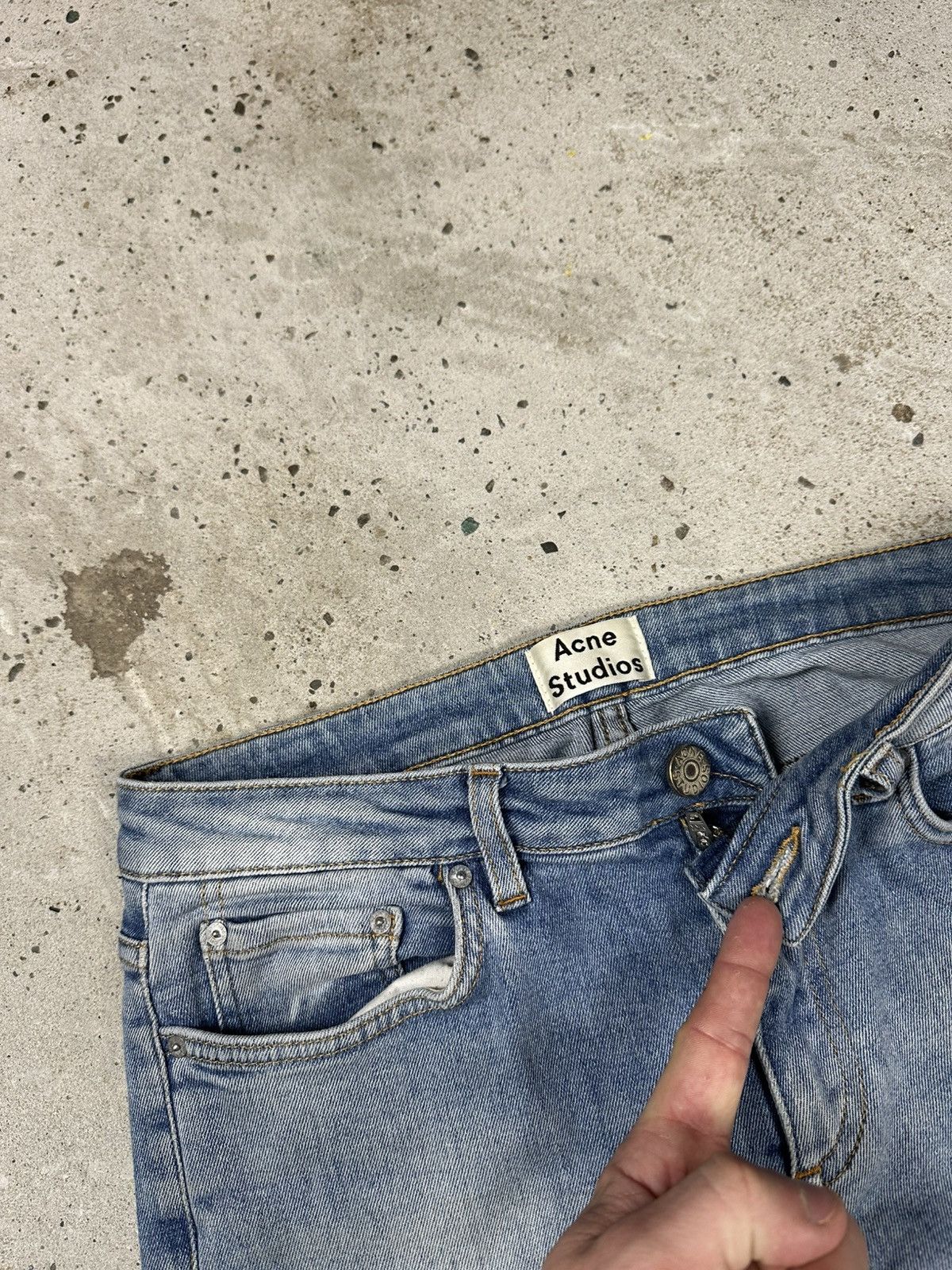 Acne Studios Acne Studios Skin 5 Lt Usd Blu Denim Pants Jeans Size US 29 - 7 Thumbnail