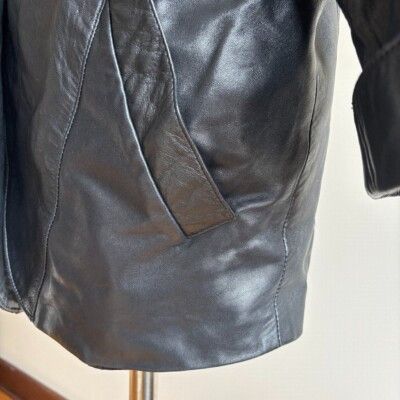 Other VTG Leather Blazer Petite Raglan Jacket Oversized Padded Sho Size US M / EU 48-50 / 2 - 9 Thumbnail