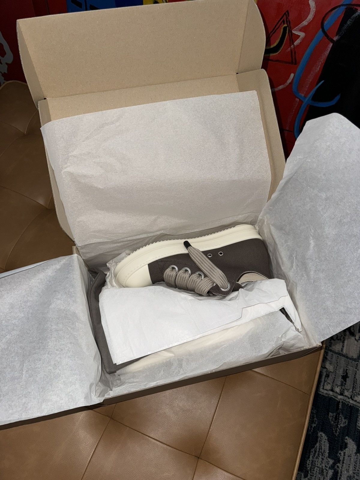 Rick Owens Drkshdw Rick owens 'dust' jumbo lace canvas sneakers Size US 9 / EU 42 - 9 Thumbnail