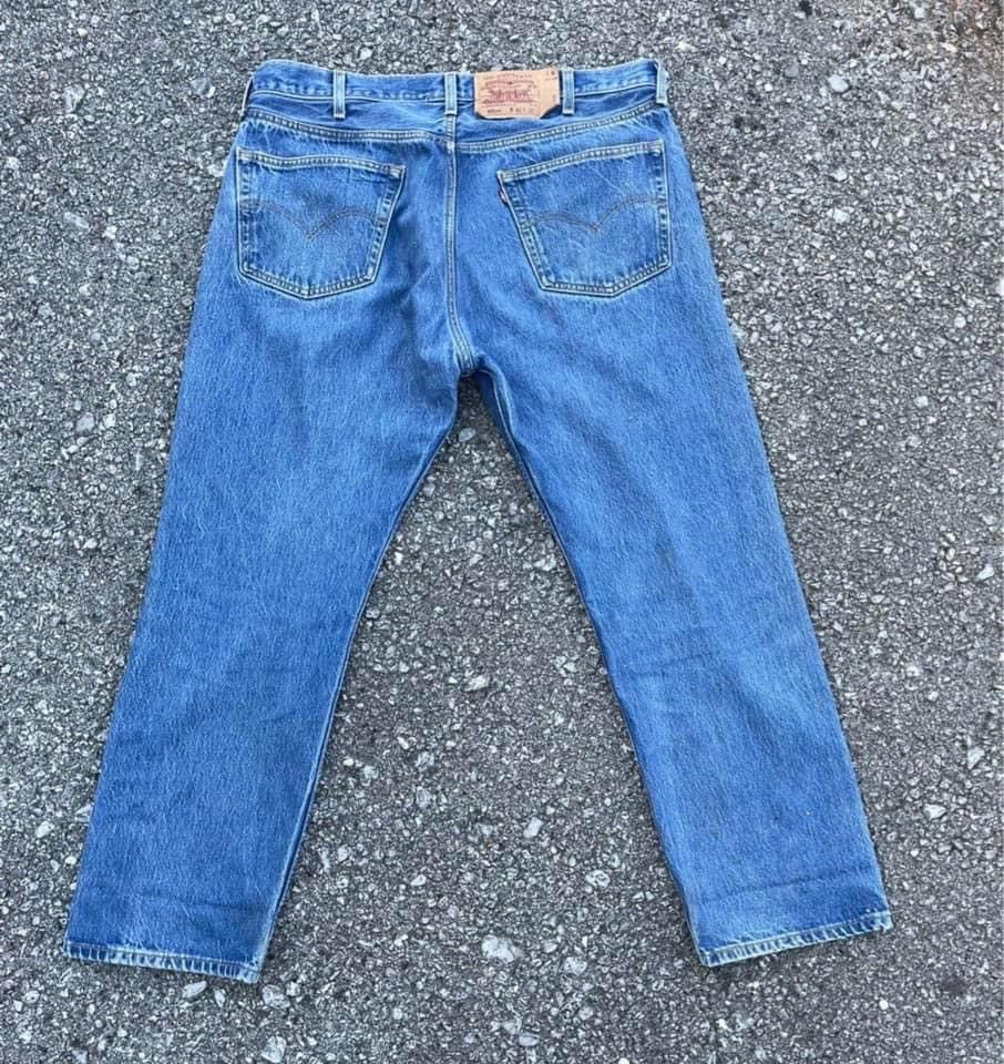 Levi's × Vintage Vintage Levi's Y2K Nice Fade Jeans Size US 38 / EU 54 - 5 Thumbnail