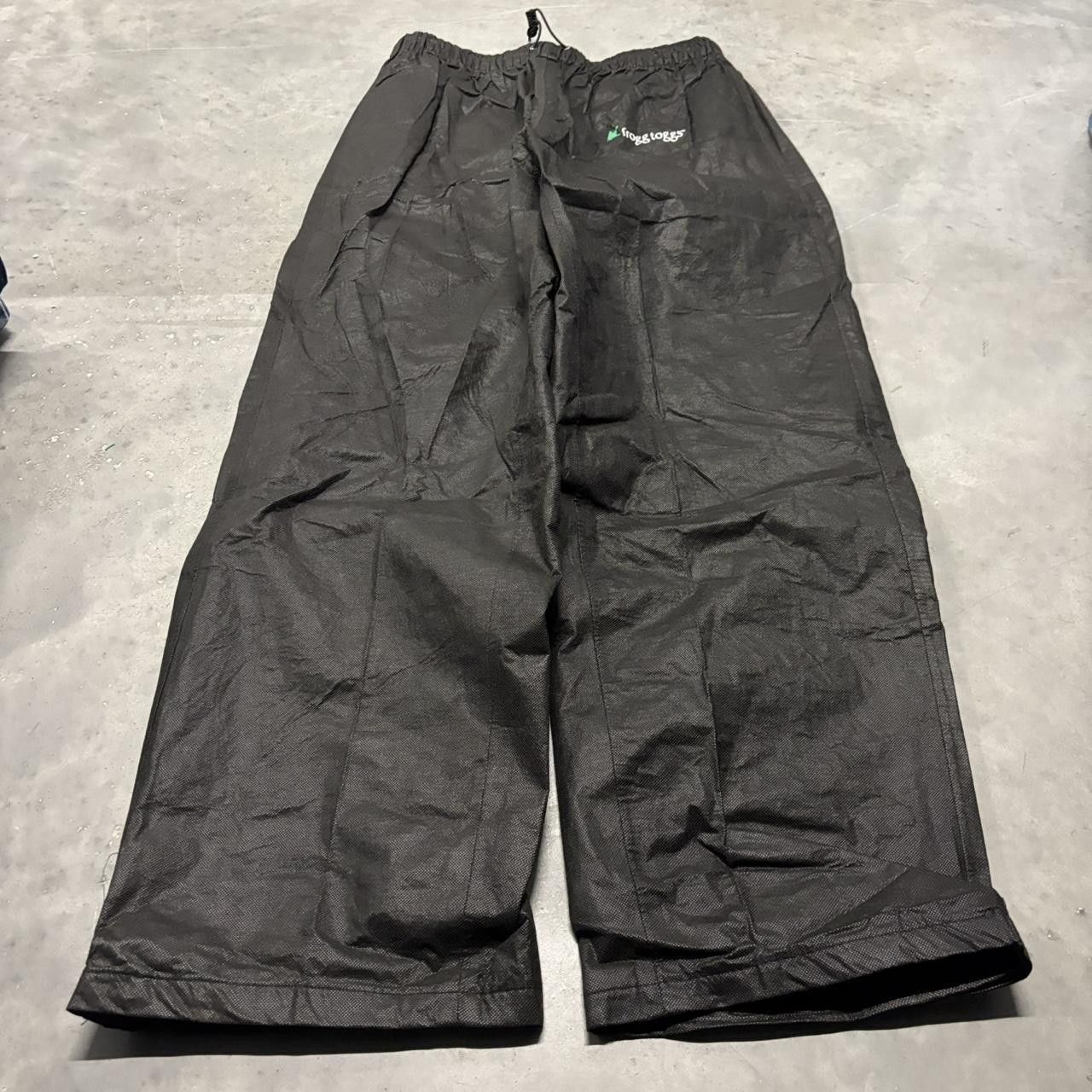 Japanese Brand × Vintage Crazy Vintage Y2K/2000s Baggy Black 100% Polypropylene Pants! Size US 32 / EU 48 - 3 Thumbnail