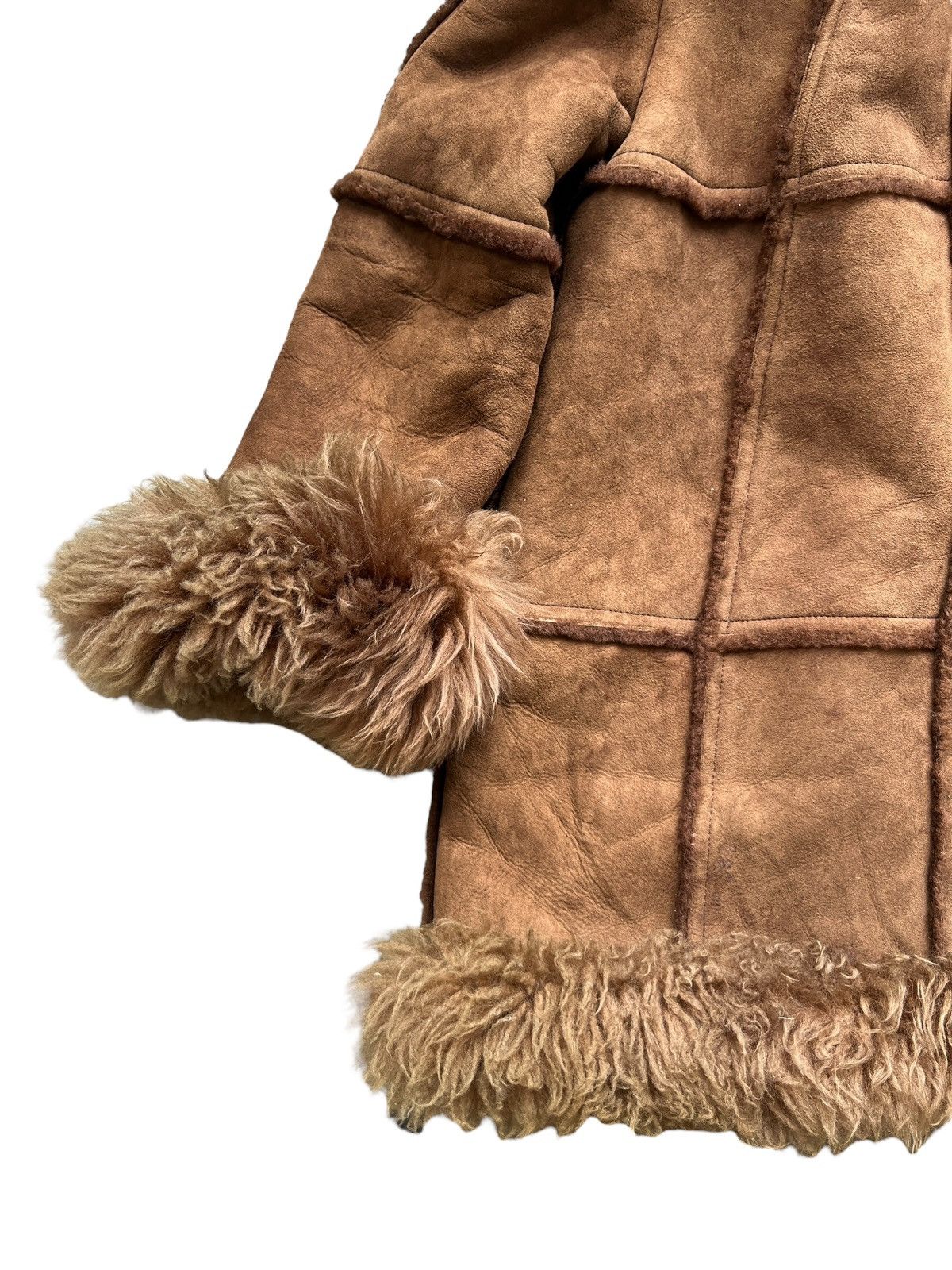 Vintage Vintage Farlon Fur Long Leather Jacket Size US M / EU 48-50 / 2 - 8 Thumbnail