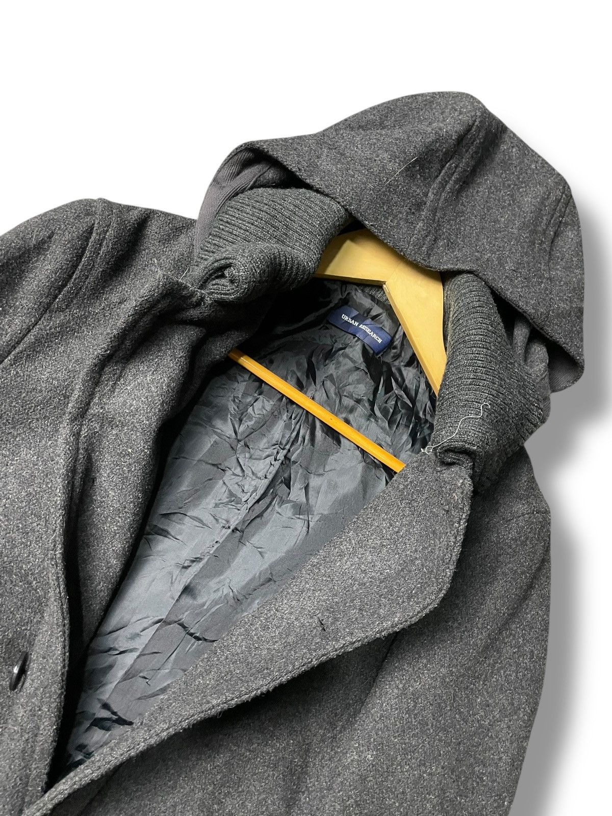 Japanese Brand × URBAN RESEARCH DOORS × Vintage Urban Research Wool Buttoned Hooded Jacket (109) Size US XXS / EU 40 - 7 Thumbnail