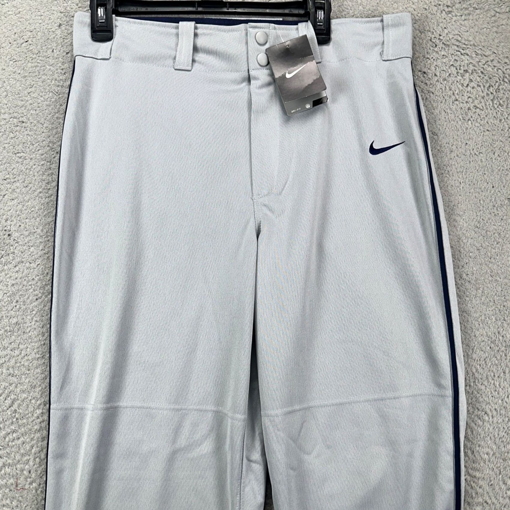 Nike Nike Dri-Fit Men Baseball Pants Medium Light Gray Sweatpants Pocket NEW Size US 31 - 4 Thumbnail