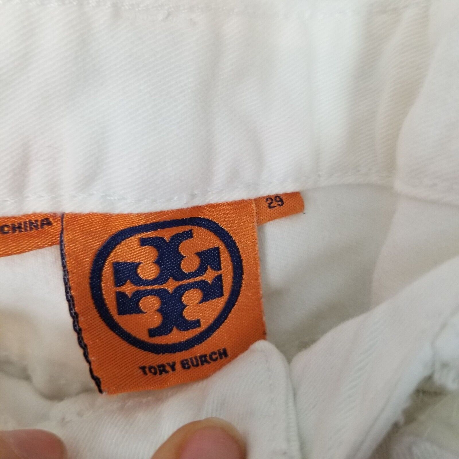 Tory Burch Tory Burch Womens Cropped Skinny Jeans Low Rise Size 29 Size 30" / US 8 / IT 44 - 5 Thumbnail