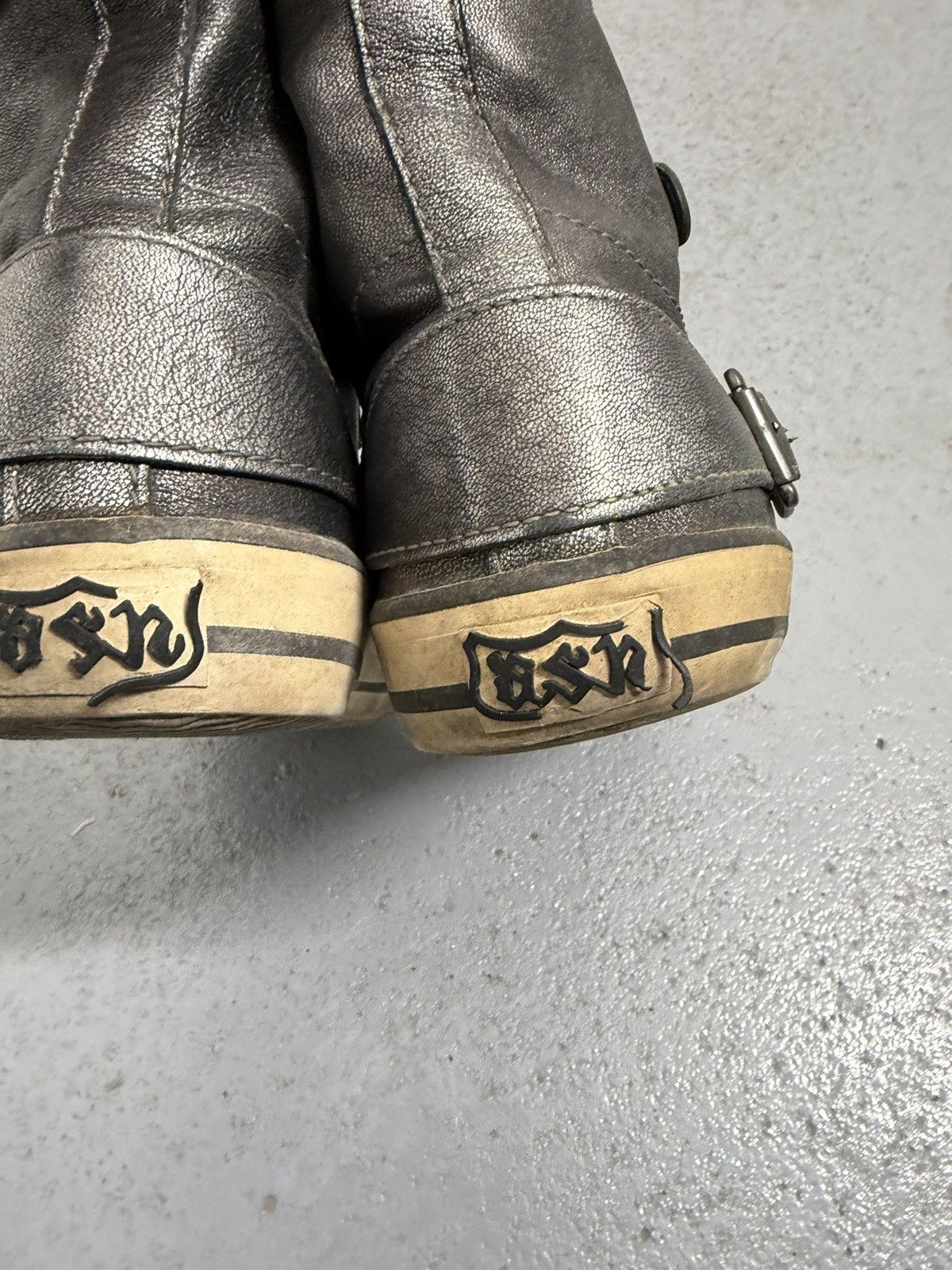 ASH Avant-garde Ash Leather Belted Sneakers Size US 7 / EU 40 - 7 Thumbnail