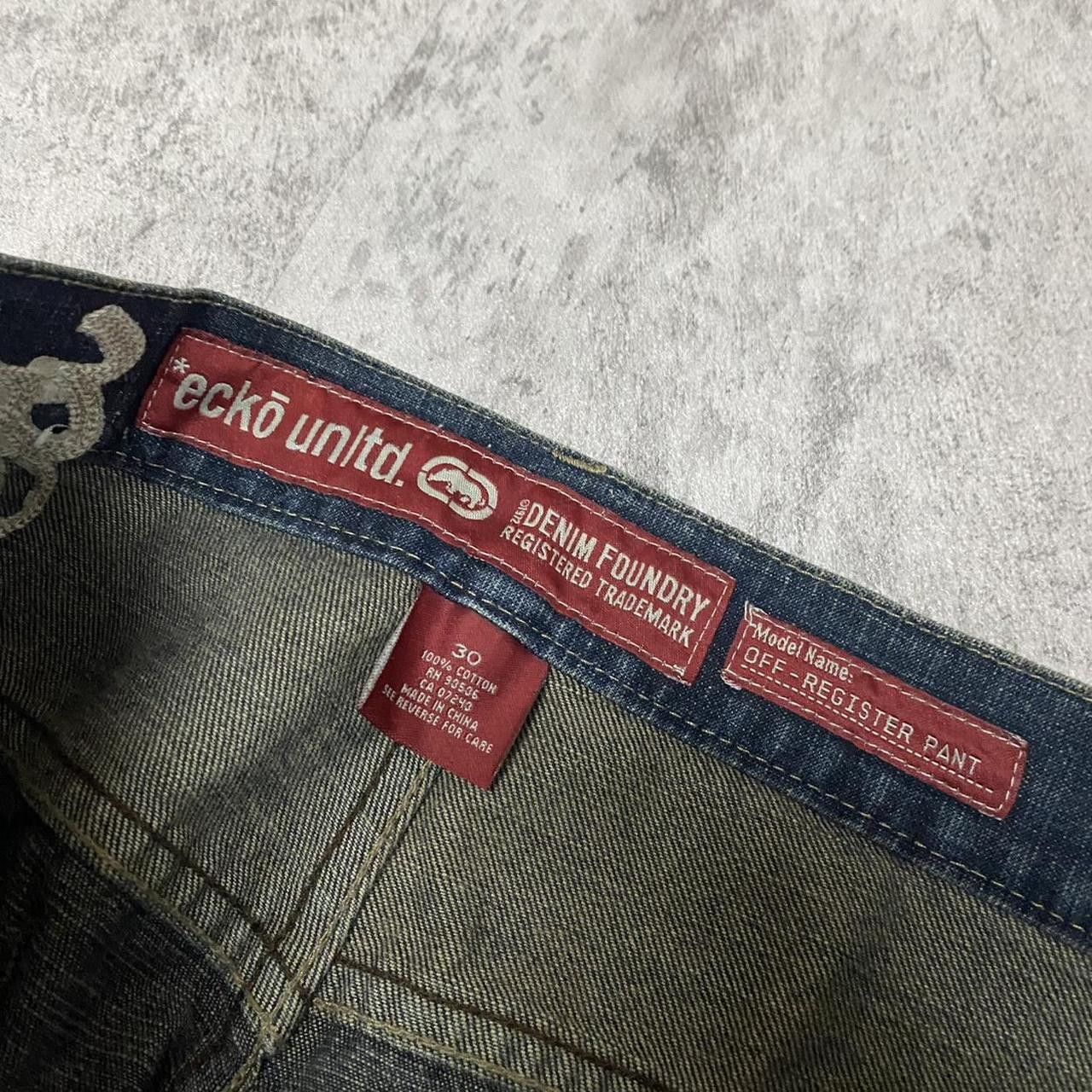 Ecko Unltd. Ecko Unltd. baggy black jeans Rap hip hop Skate 2000s y2k Size US 30 / EU 46 - 5 Thumbnail