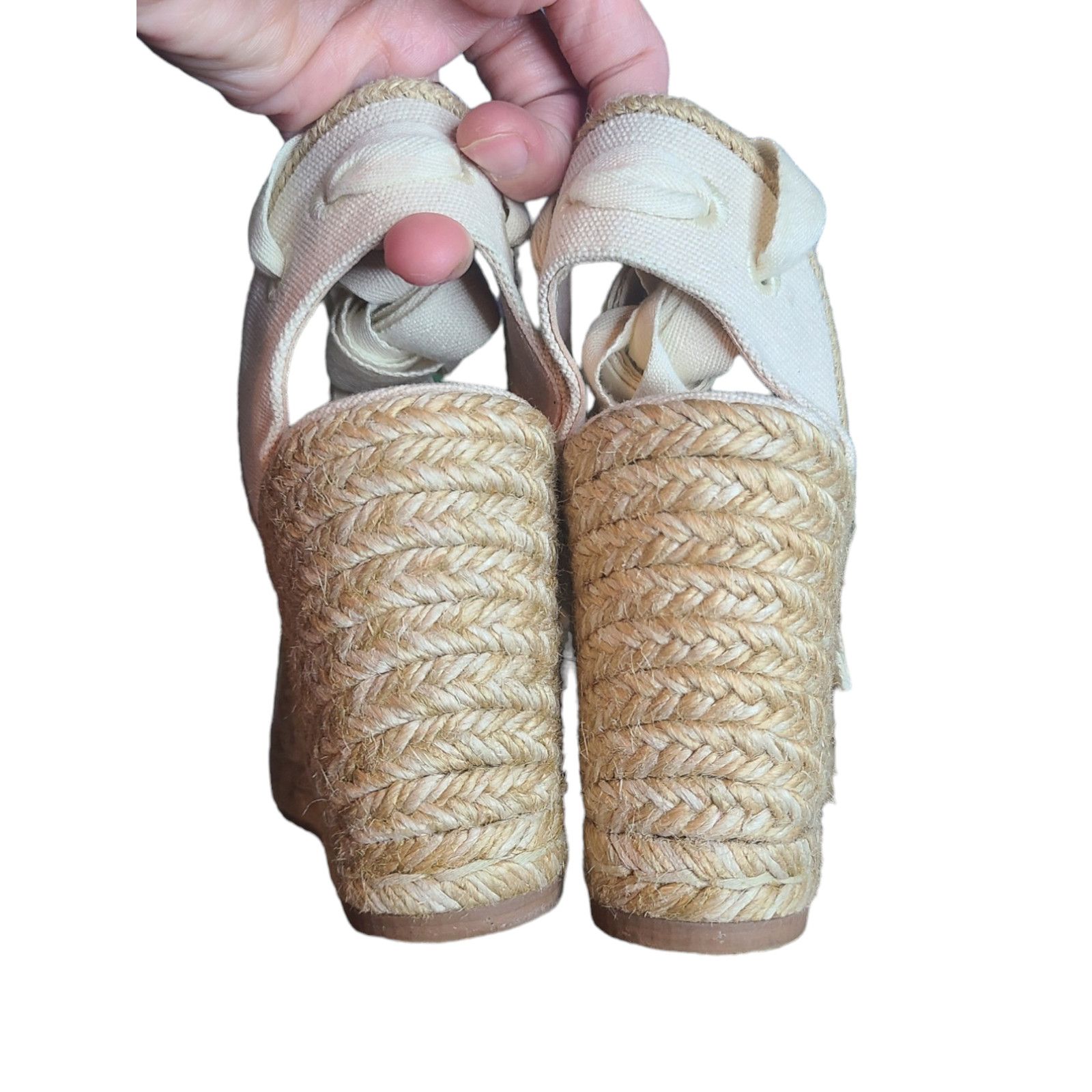 Stuart Weitzman Stuart Weitzman Marguerita Espadrille Ankle-Tie Wedge Size US 5.5 / IT 35.5 - 7 Thumbnail