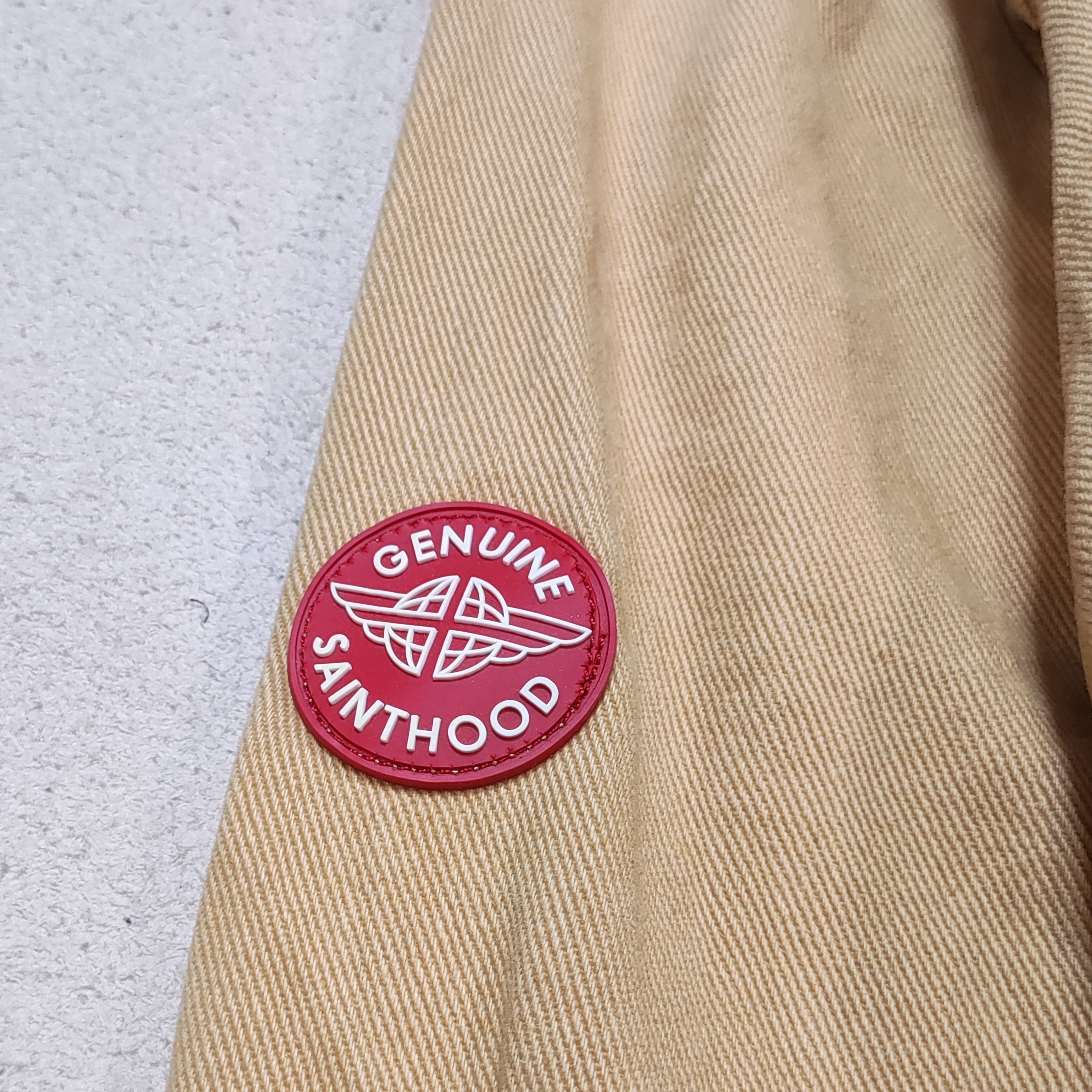Japanese Brand Saintpain MFG Co. Genuine Sainthood Denim Jacket Size US XL / EU 56 / 4 - 3 Thumbnail