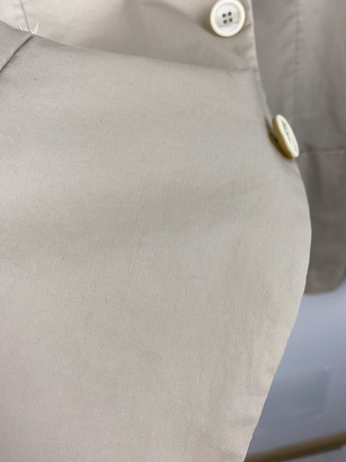 Prada Prada 2009 Cotton Beige Blazer Jacket Size 50 Size 50R - 9 Thumbnail
