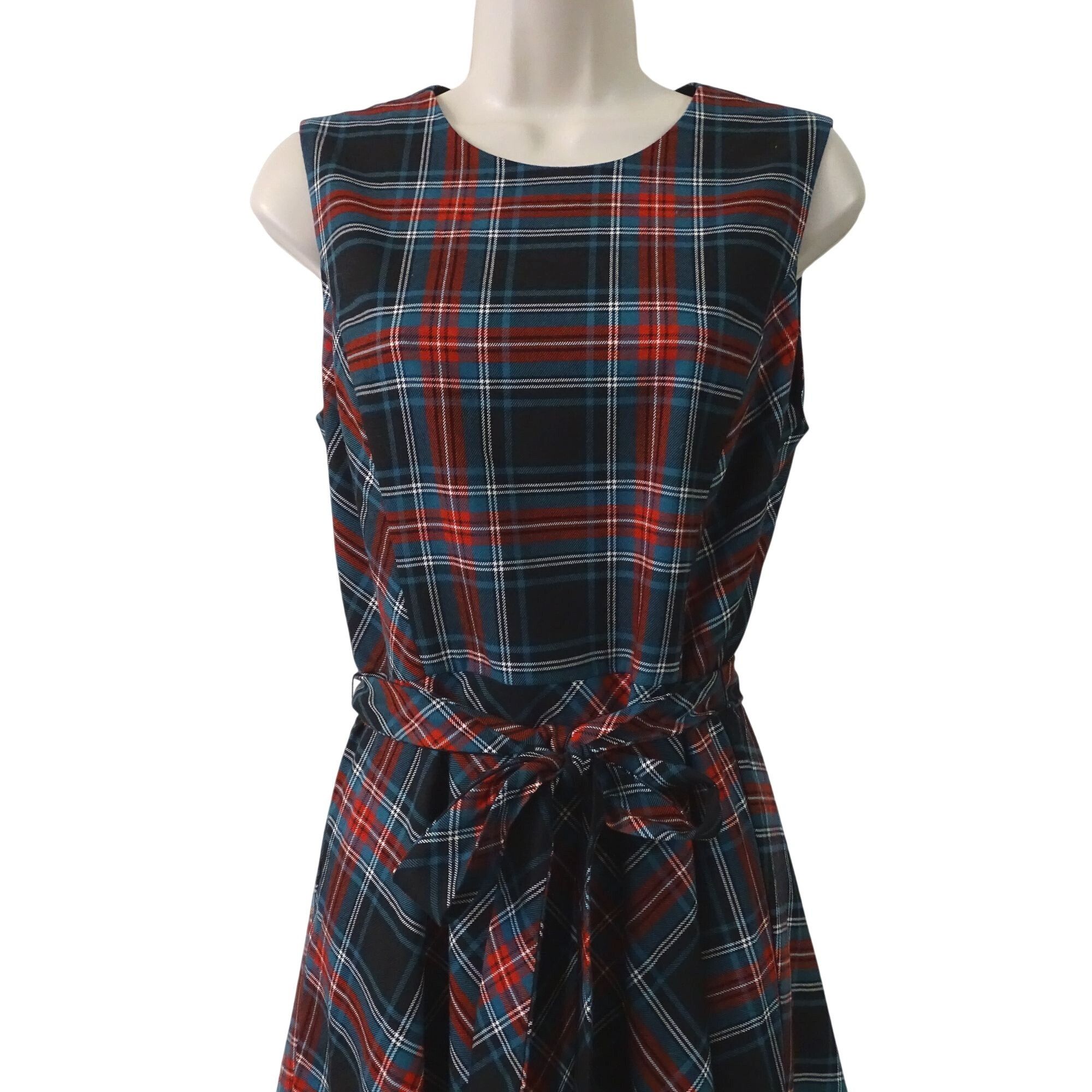Other Draper James Tartan Plaid Belted Fit and Flare Dress Size 4 Size S / US 4 / IT 40 - 2 Thumbnail