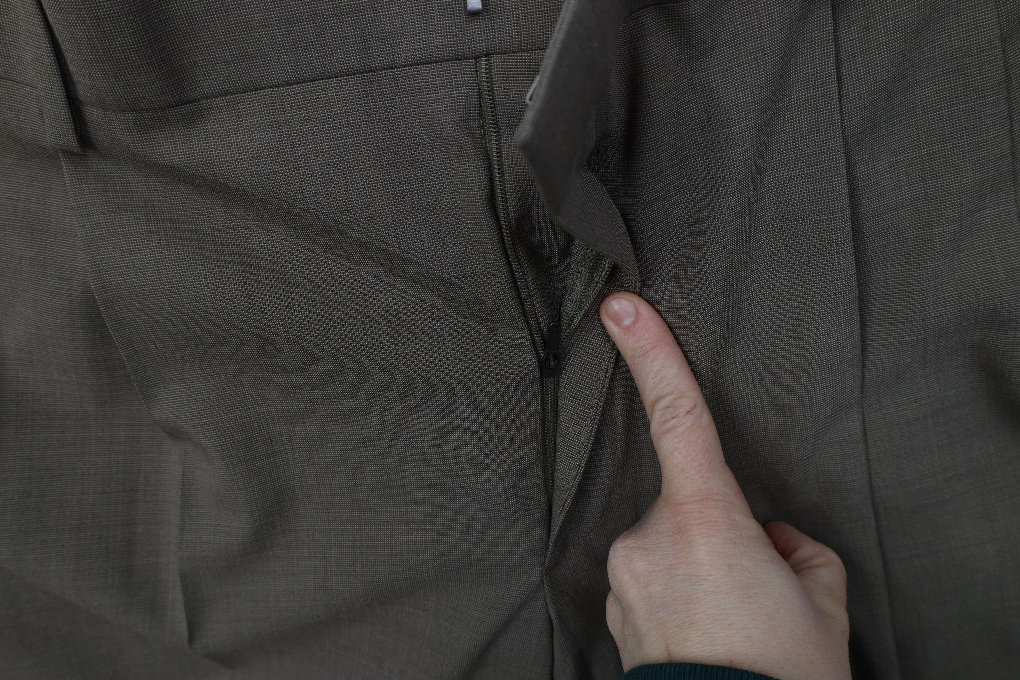 Vintage Vintage 90s Streetwear Knit Wide Leg Chino Pants Beige Size US 36 / EU 52 - 5 Thumbnail