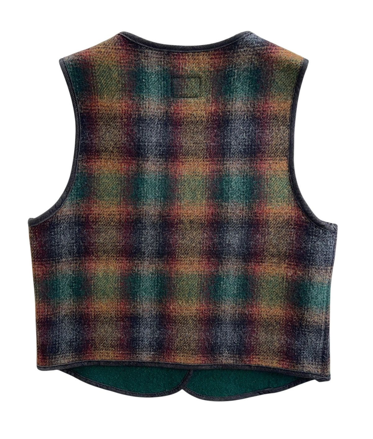 Woolrich Woolen Mills 90s Woolrich Plaid Wool Blend Gilet Vest Size US S / EU 44-46 / 1 - 2 Thumbnail