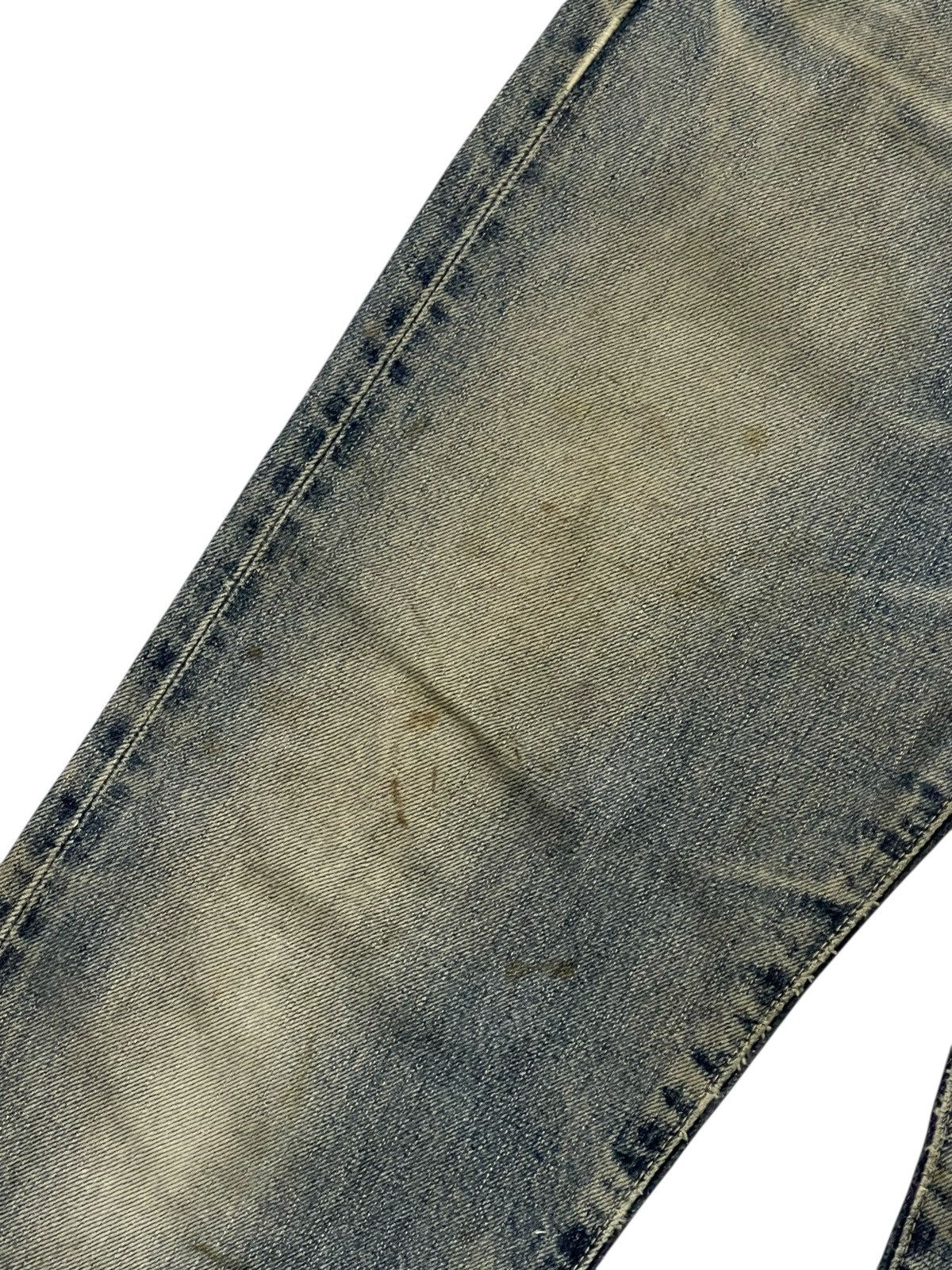 Vintage SELVEDGE💥 Vintage 00s Edwin 505 Blue Dirt Washed Denim Jeans Size US 31 - 5 Thumbnail