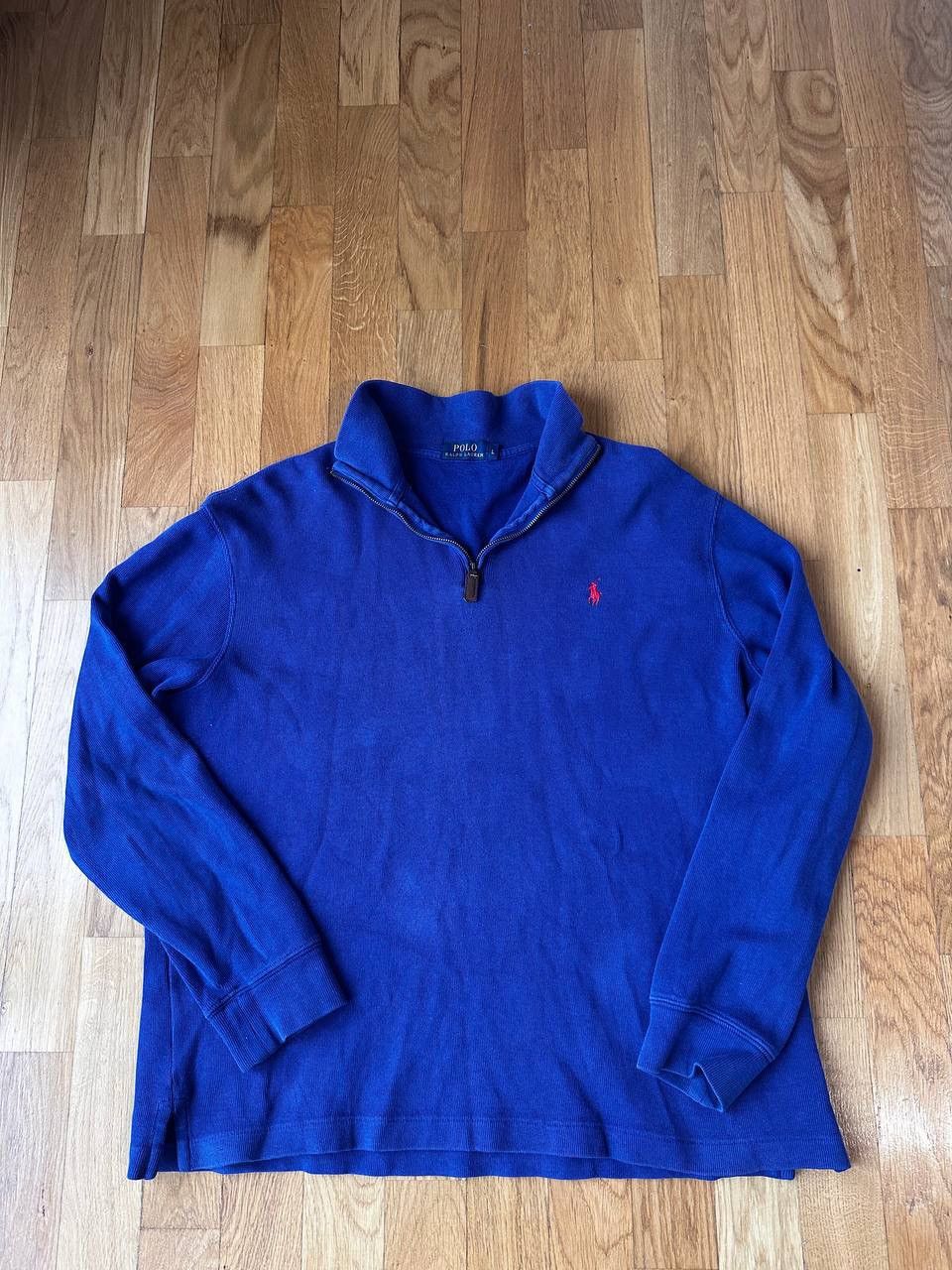 Polo Ralph Lauren Blue 1/3 Zip Polo 💙✨ Sporty, clean design, perfect fit 😎💯 Size US L / EU 52-54 / 3 - 1 Thumbnail