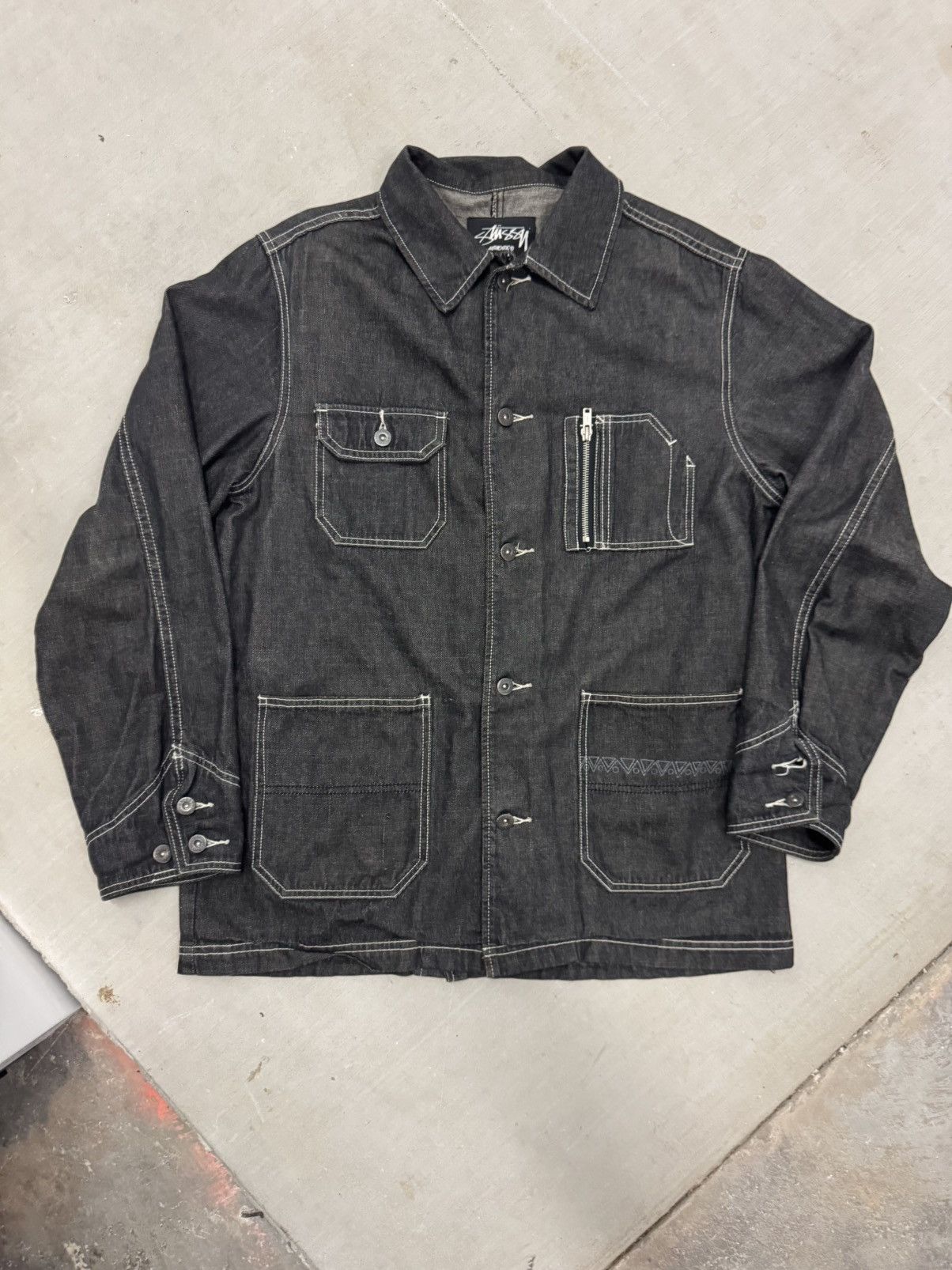 Stussy Stussy Denim chore jacket | Grailed