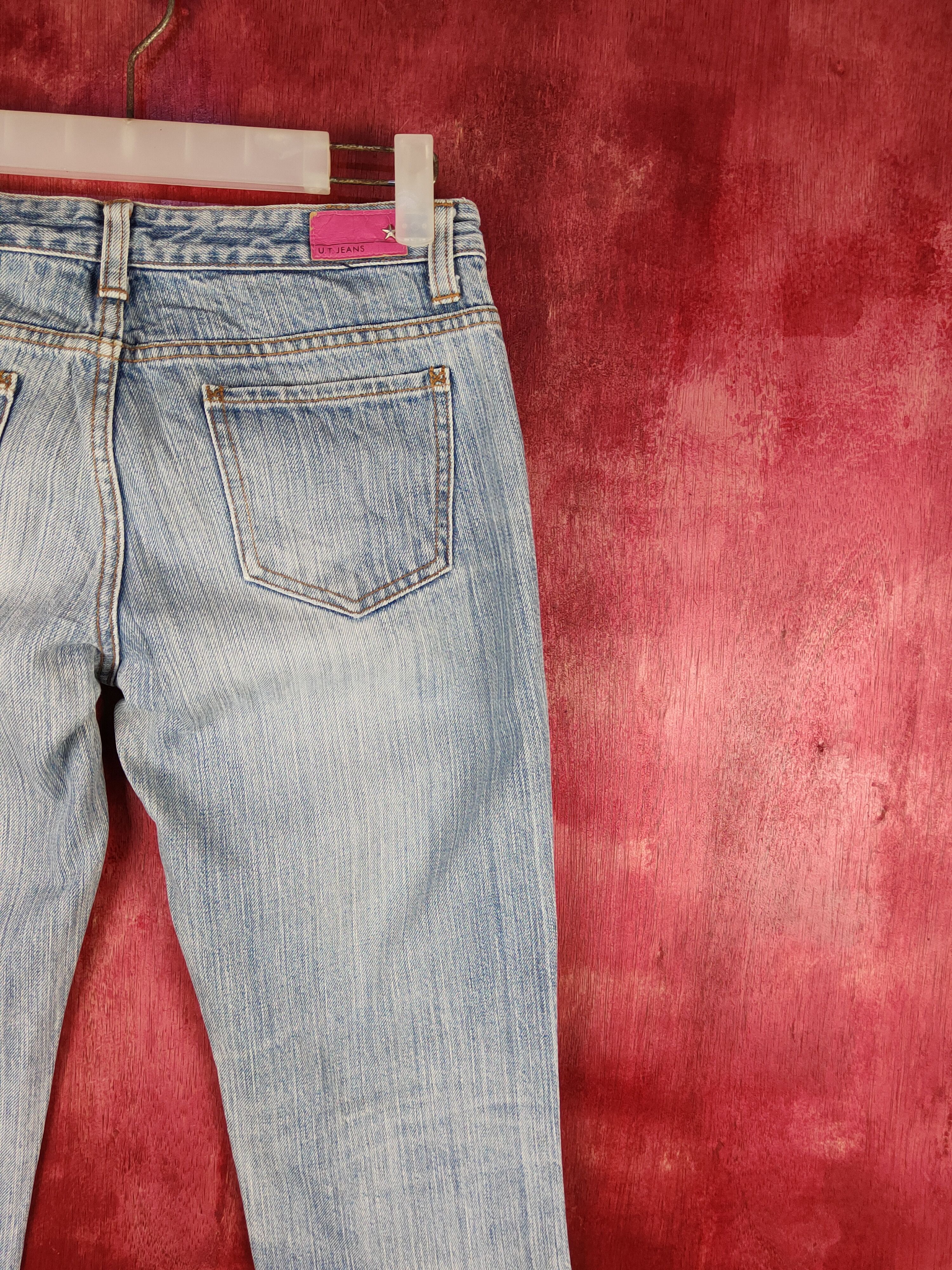 Japanese Brand Untitled Blue Distressed Multipocket Denim #S1586 Size 28" / US 6 / IT 42 - 11 Thumbnail