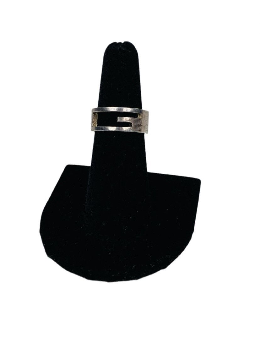 Gucci Gucci .925 Silver G Ring size IT 8 Size ONE SIZE - 2 Thumbnail
